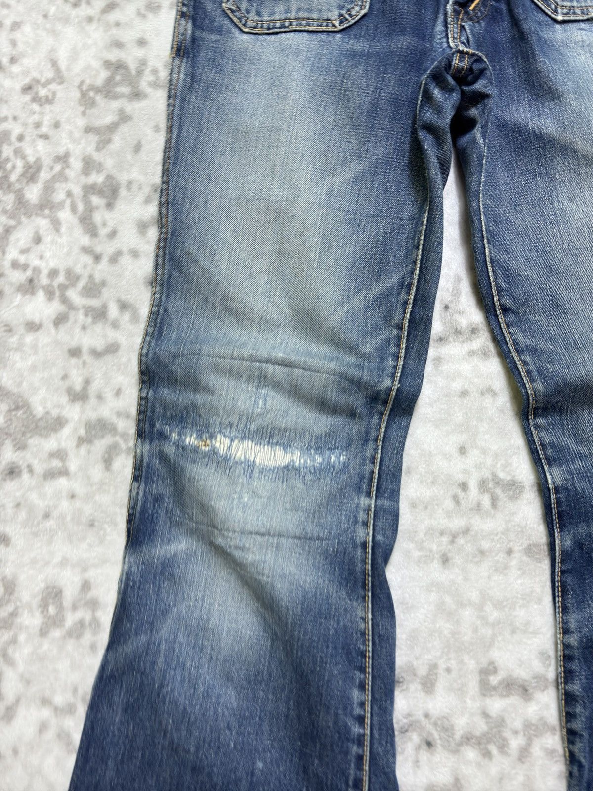Big John Vintage Big John Distressed Talon Zip Release Hem Boot Cut Size US 30 / EU 46 - 7 Thumbnail