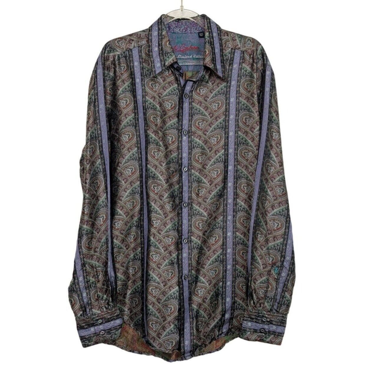 Robert Graham Robert Graham Limited Edition Silk Shirt Mens Size Medium Size US M / EU 48-50 / 2 - 2 Thumbnail