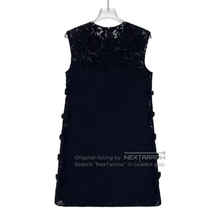 Valentino Valentino Black floral lace embroidered panelled cotton c Size XS / US 0-2 / IT 36-38 - 1 Thumbnail