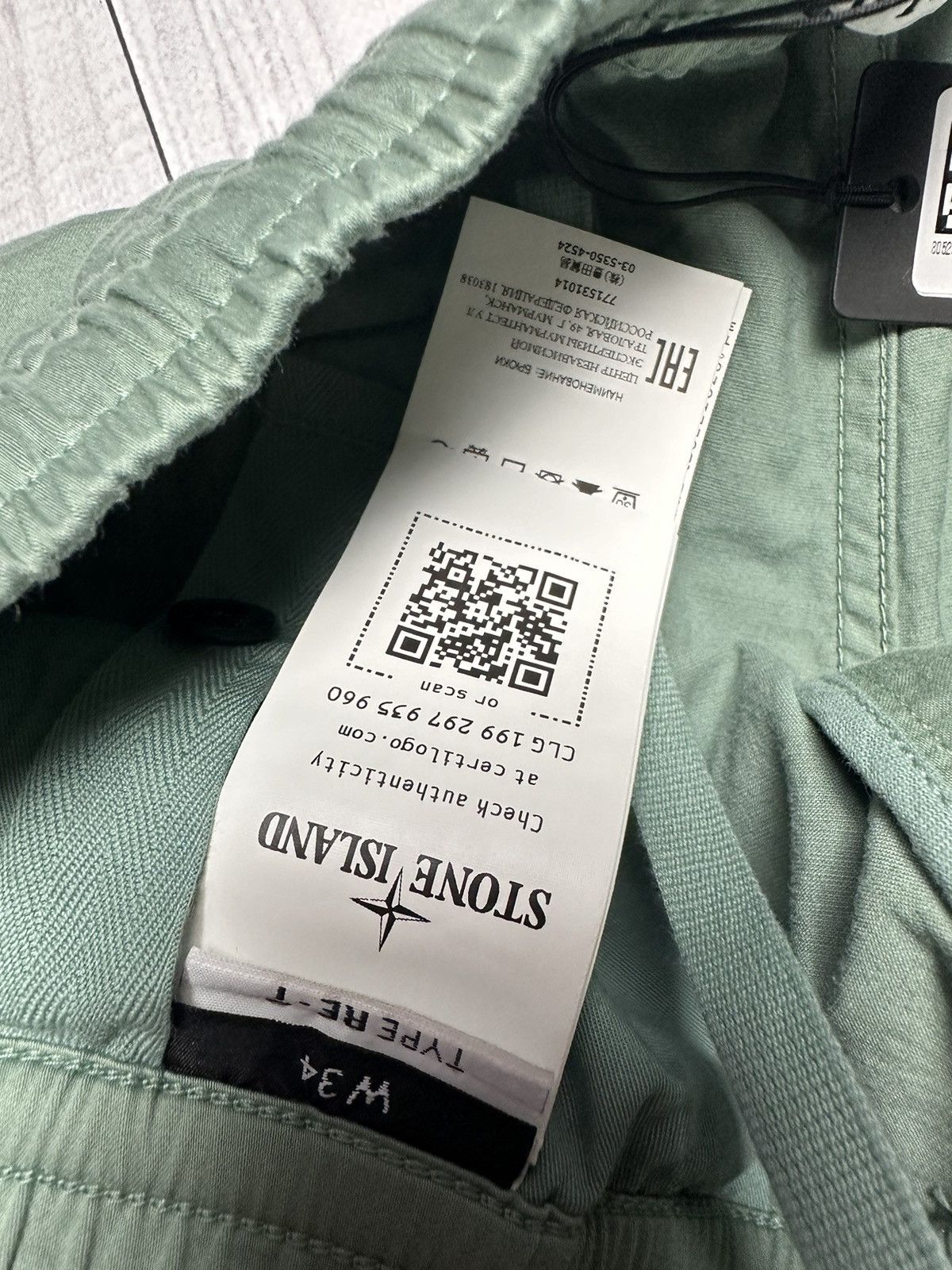 Stone Island Stone Island green cargo pants size 36 pocket Size US 36 / EU 52 - 7 Thumbnail