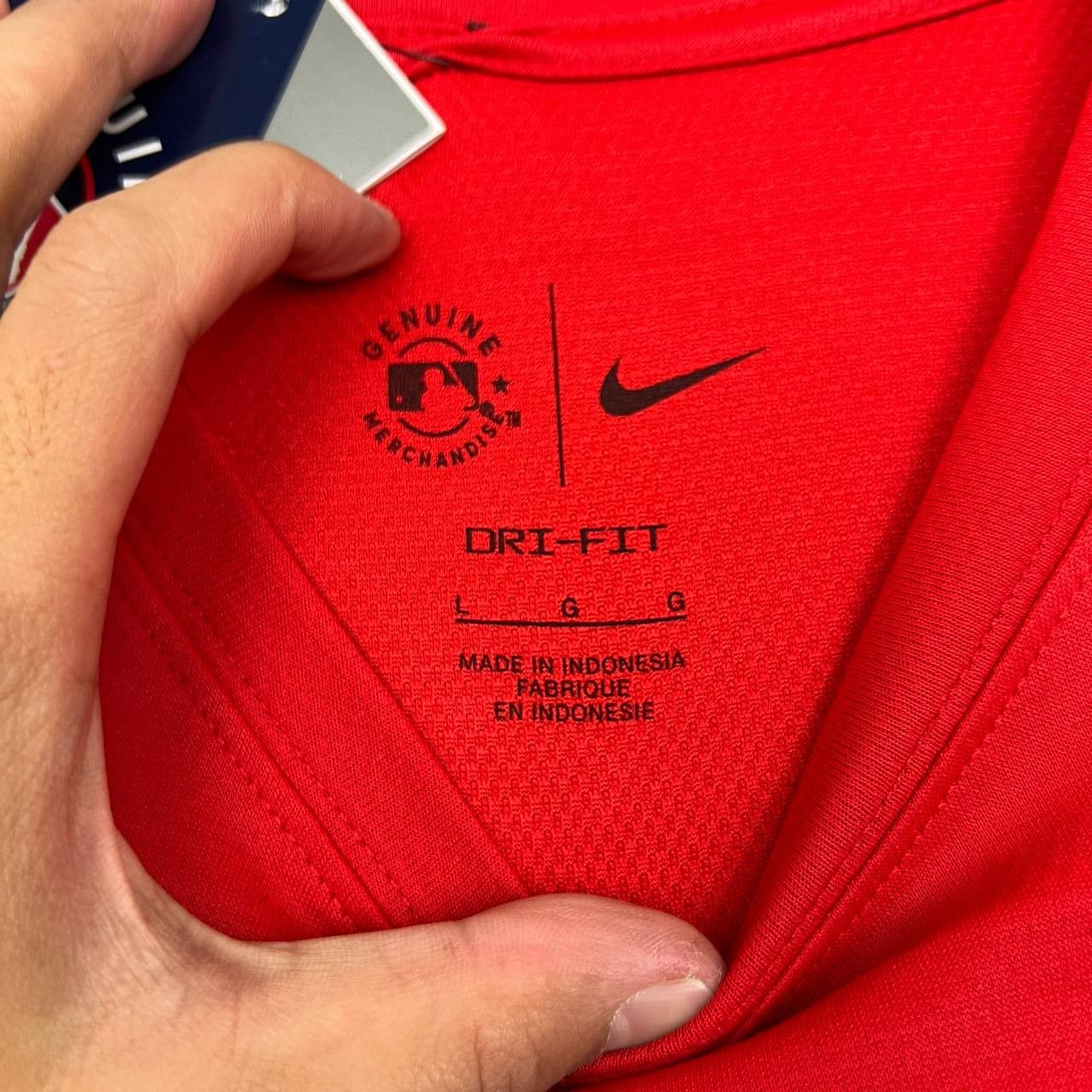 Nike Nike Dri-Fit Shirt Men Large Washington Nationals New L Size US L / EU 52-54 / 3 - 4 Thumbnail