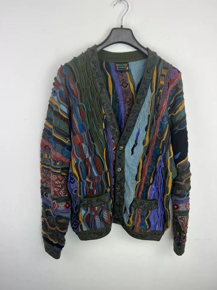 Coogi Vintage COOGI Australia Knit Cardigan Sweater RARE Size M Size US M / EU 48-50 / 2 - 1 Thumbnail