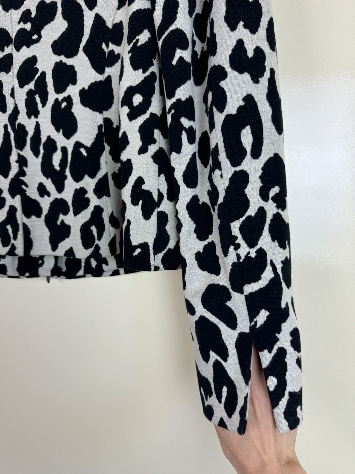 Wolford WOLFORD Wool Cotton Animal print jacket car coat Silk S Size S / US 4 / IT 40 - 7 Thumbnail