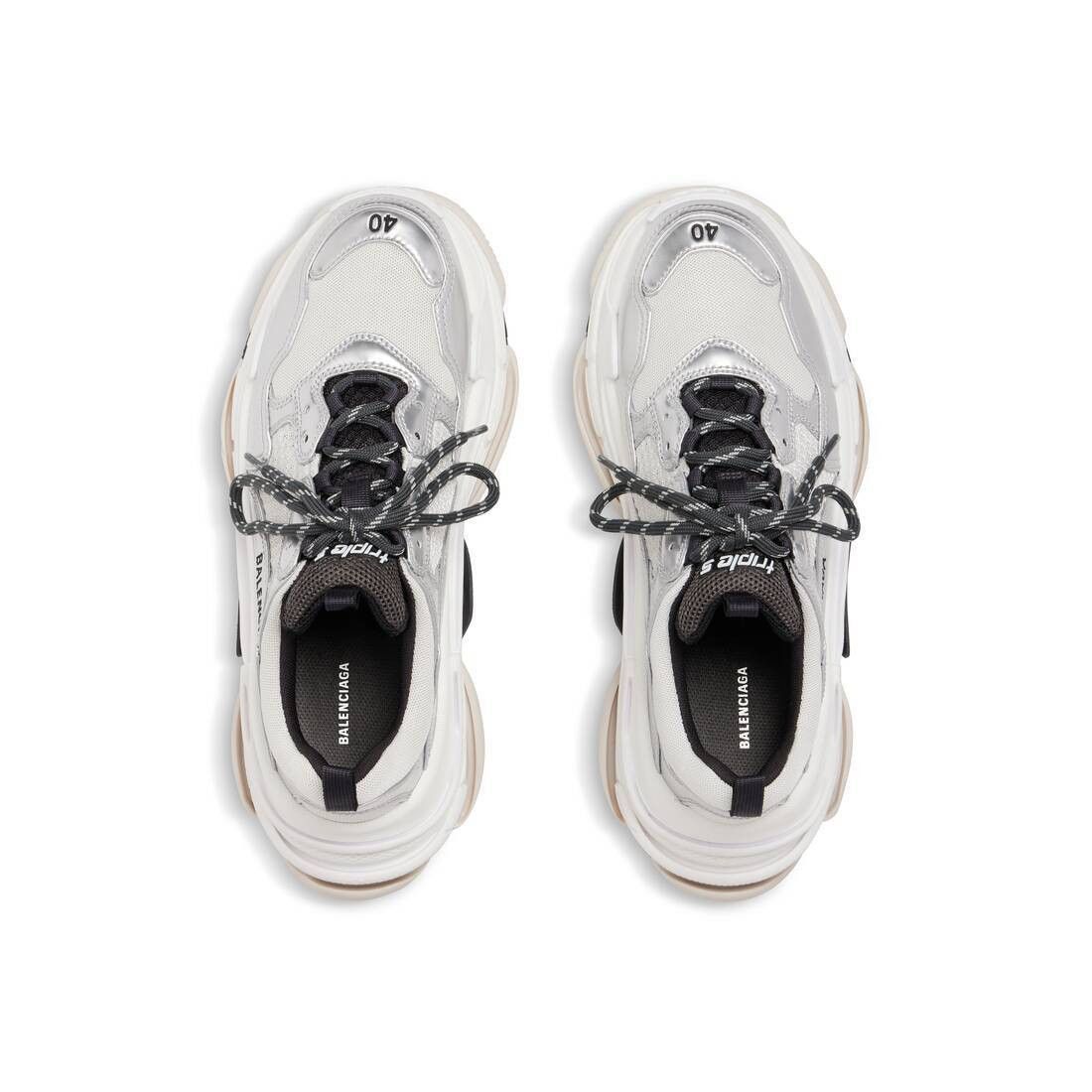 Balenciaga o1s1wg110724 Triple S Sneakers in Multicolor Size US 8 / IT 38 - 5 Thumbnail