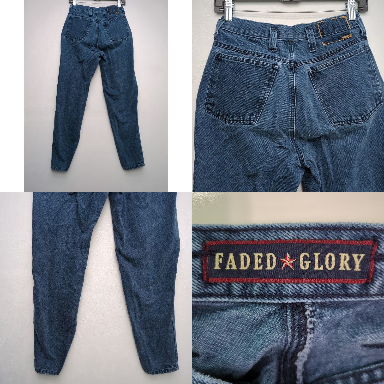 Faded Glory VINTAGE Faded Glory Jeans Women Size 10 Medium Wash Style #2799935 Women Jeans Straight Regular Blue 100% Cotton Mens Womens Girls Boys Size 32" / US 10 / IT 46 - 8 Thumbnail