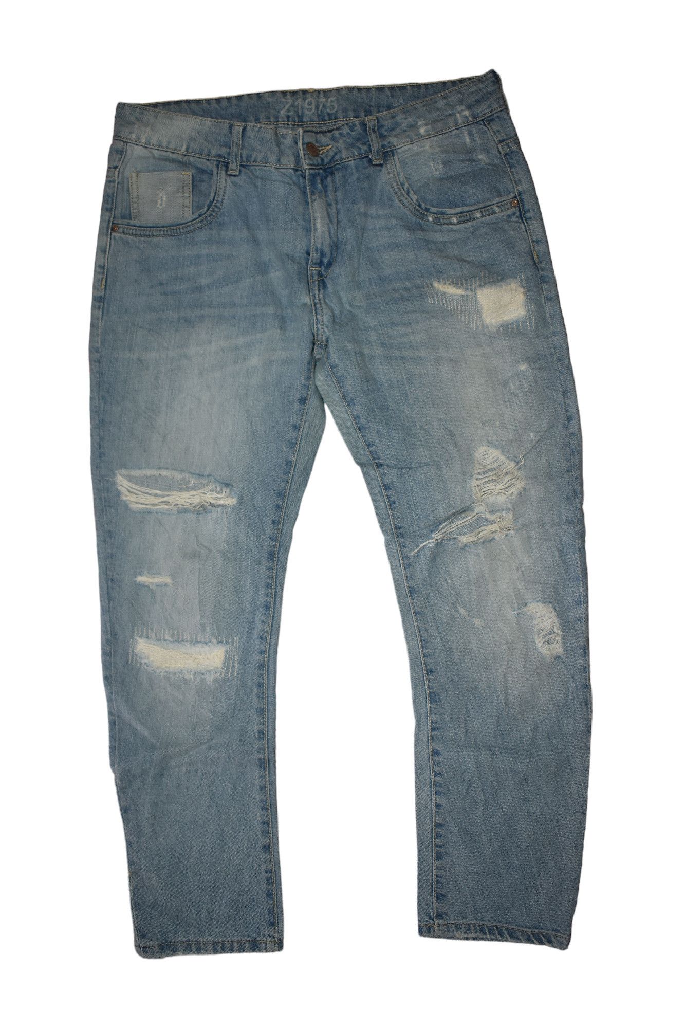 Zara *OG* Zara Premium Distressed Skinny Jeans - Size 32 Size US 32 / EU 48 - 1 Thumbnail