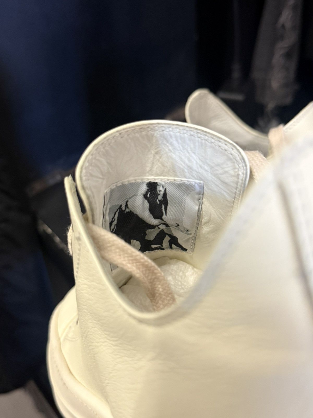 Rick Owens Rick owen all white ramones Size US 8 / EU 41 - 7 Thumbnail