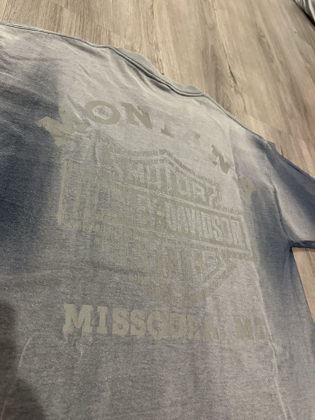 Harley Davidson Faded Vintage 1996 Harley-Davidson Big 3D Logo T-shirt Size US L / EU 52-54 / 3 - 2 Thumbnail