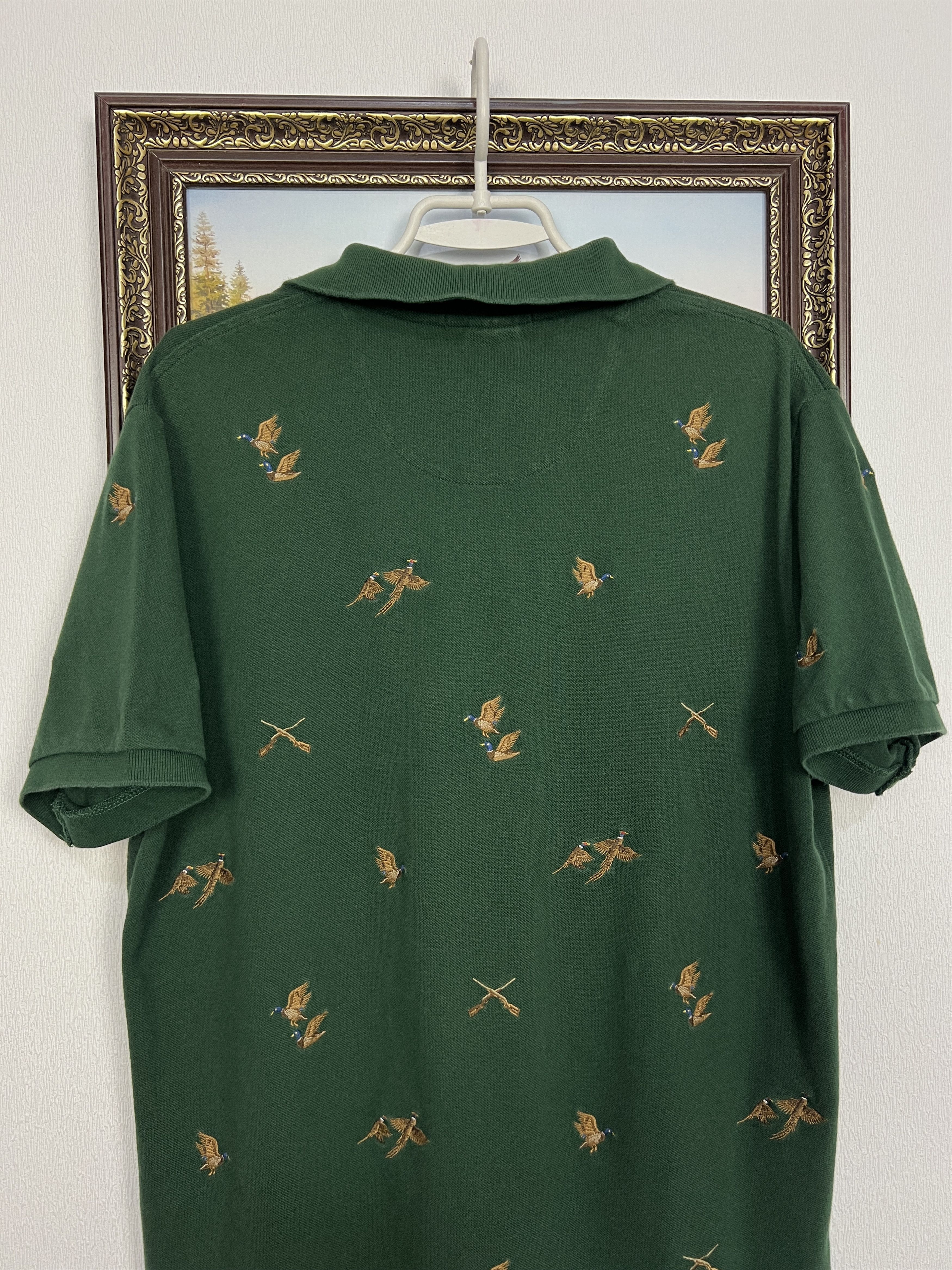 Polo Ralph Lauren Vintage Polo Ralph Lauren Mallard Duck Hunting Shirt Jersey Size US L / EU 52-54 / 3 - 8 Thumbnail