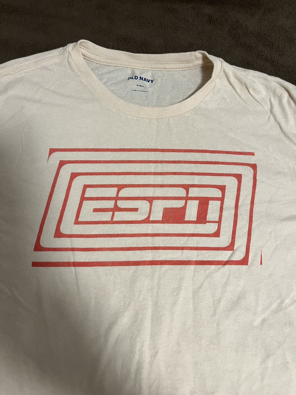 Old Navy ESPN Old Navy Graphic Tee Tshirt Size Med Tall NEW Size US M / EU 48-50 / 2 - 2 Thumbnail