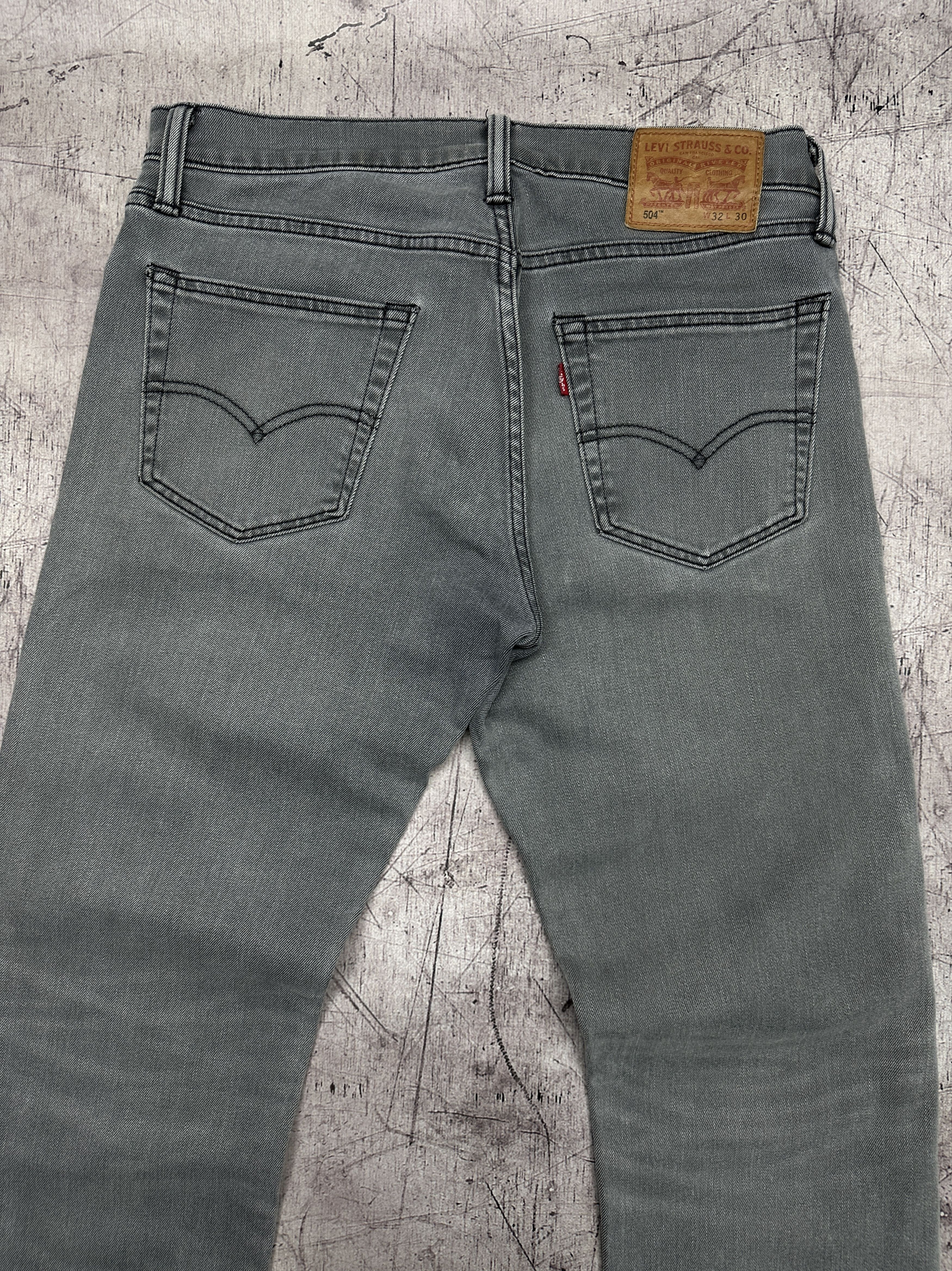 Levi's Levi's 504 Mens Denim Pants Jeans Size 32 x 30 Size US 32 / EU 48 - 2 Thumbnail