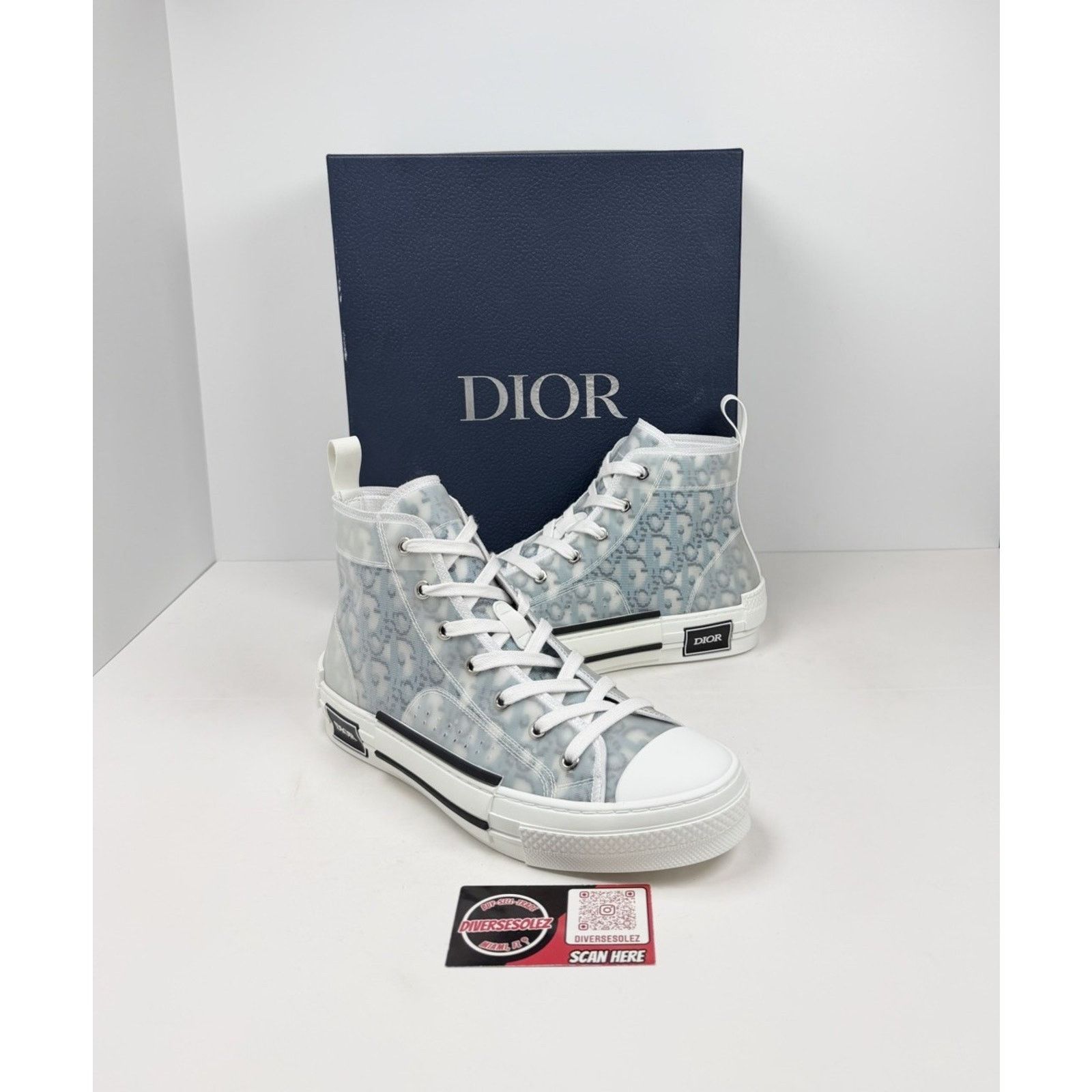 Dior Size 41EU/8US - Dior B23 High Top Oblique NEW Size US 8 / EU 41 - 1 Thumbnail