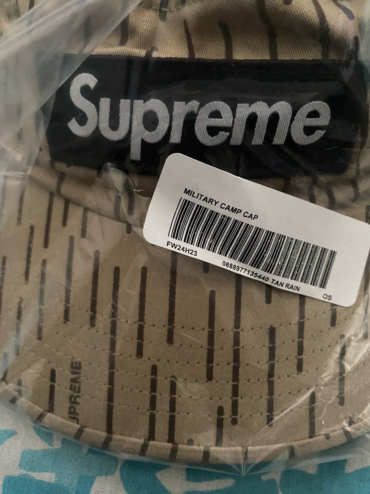 Supreme Supreme Military Camp Cap FW24 Tan Raindrop Size ONE SIZE - 4 Thumbnail