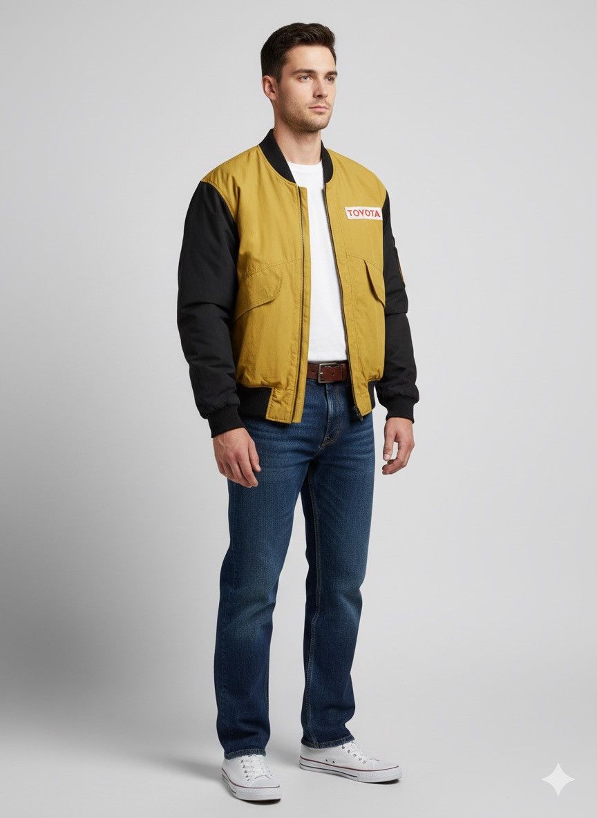Other 🔥Vintage Toyota Zipper Jacket Size US L / EU 52-54 / 3 - 1 Thumbnail