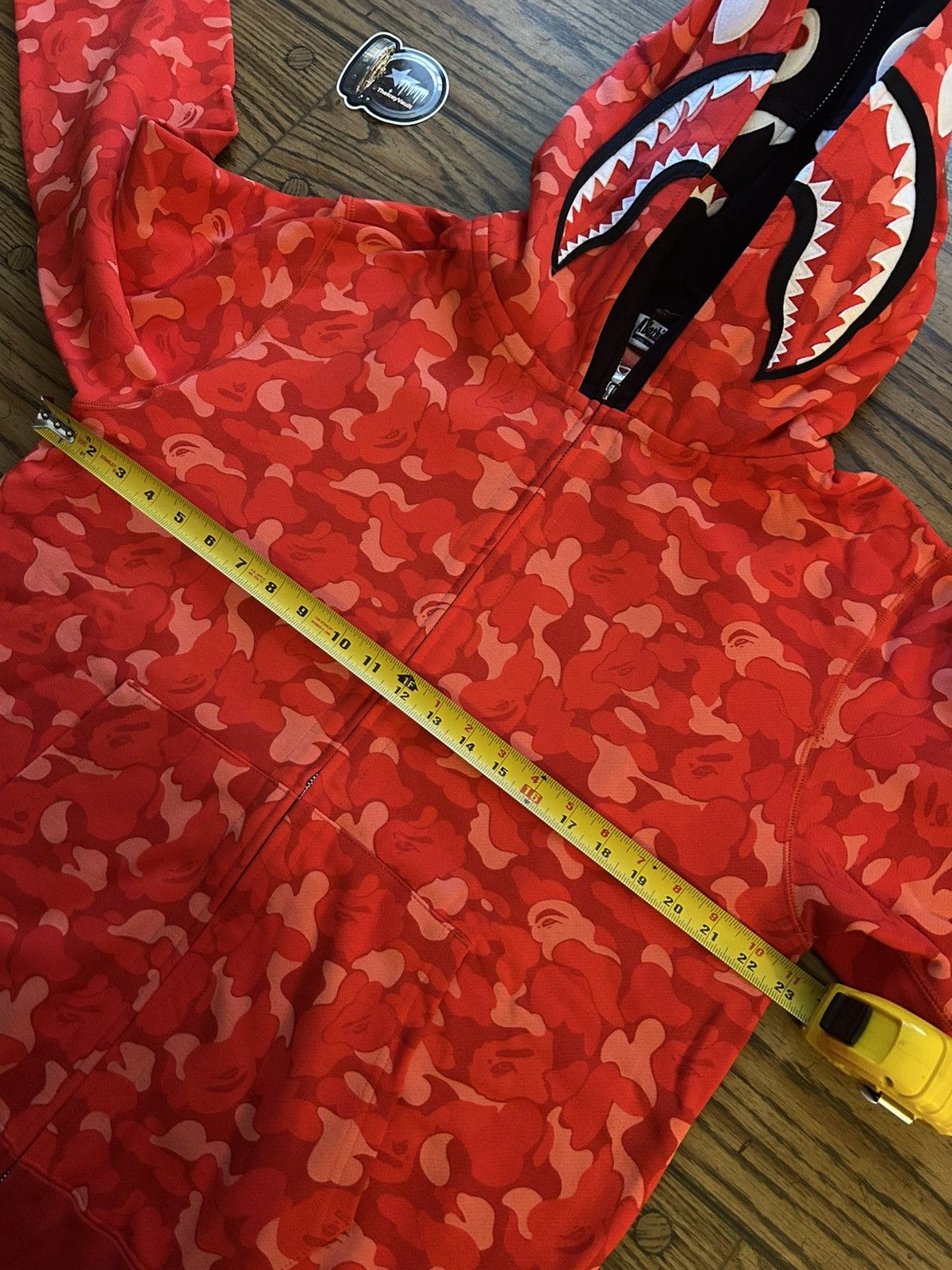 Bape RARE Bape Seoul Camo Double Shark Full Zip Hoodie Size US XL / EU 56 / 4 - 12 Thumbnail