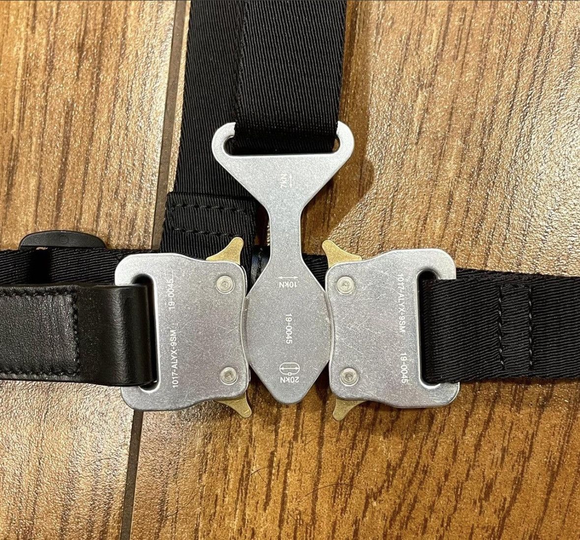 Alyx 1017 Alyx 9SM Tri-Buckle Harness - Silver - Leather strap Size ONE SIZE - 2 Thumbnail