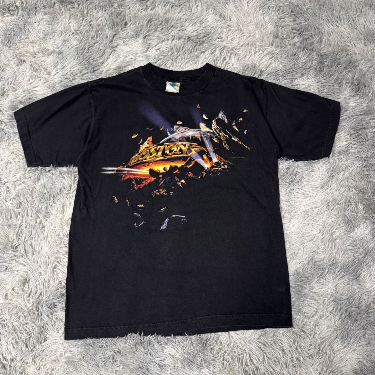 Chaps Vintage 1995 Boston "Livin' For You" Tour T-Shirt - Rock Size US L / EU 52-54 / 3 - 1 Thumbnail