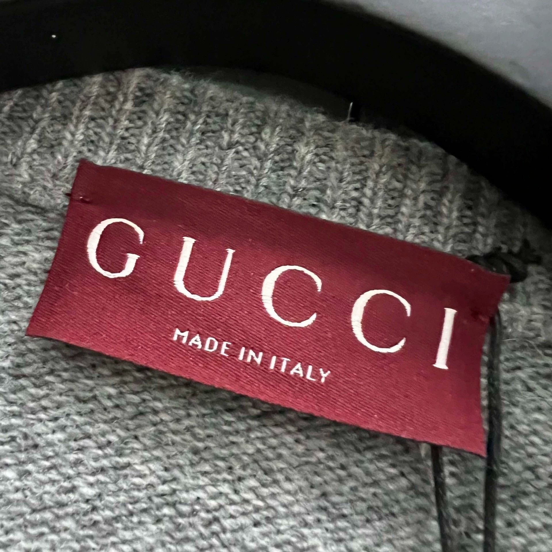 Gucci gray logo knit sweater from gucci Size US M / EU 48-50 / 2 - 3 Thumbnail