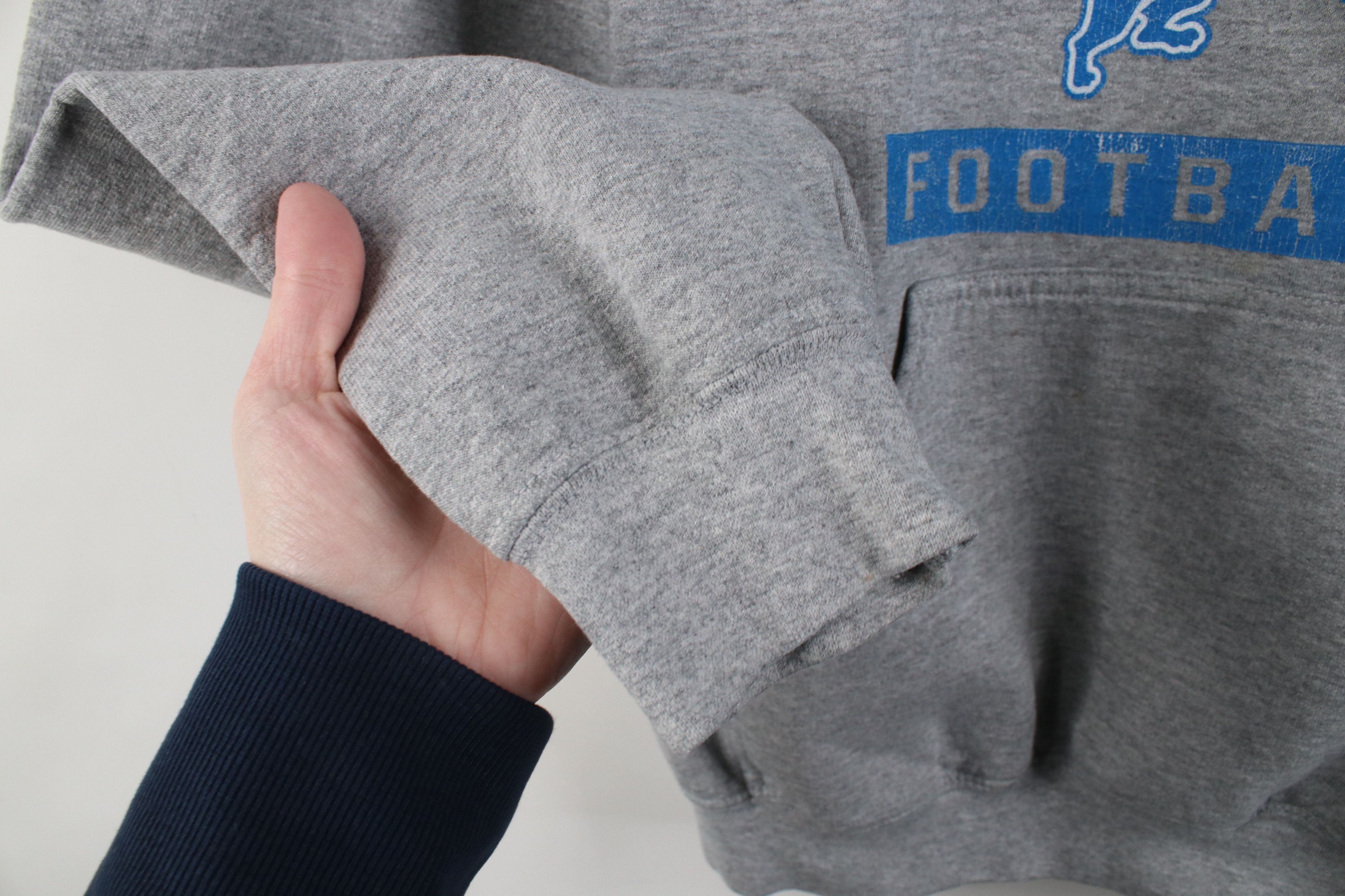 Vintage Vintage NFL Detroit Lions Football Hoodie Sweatshirt Gray Size US M / EU 48-50 / 2 - 9 Thumbnail