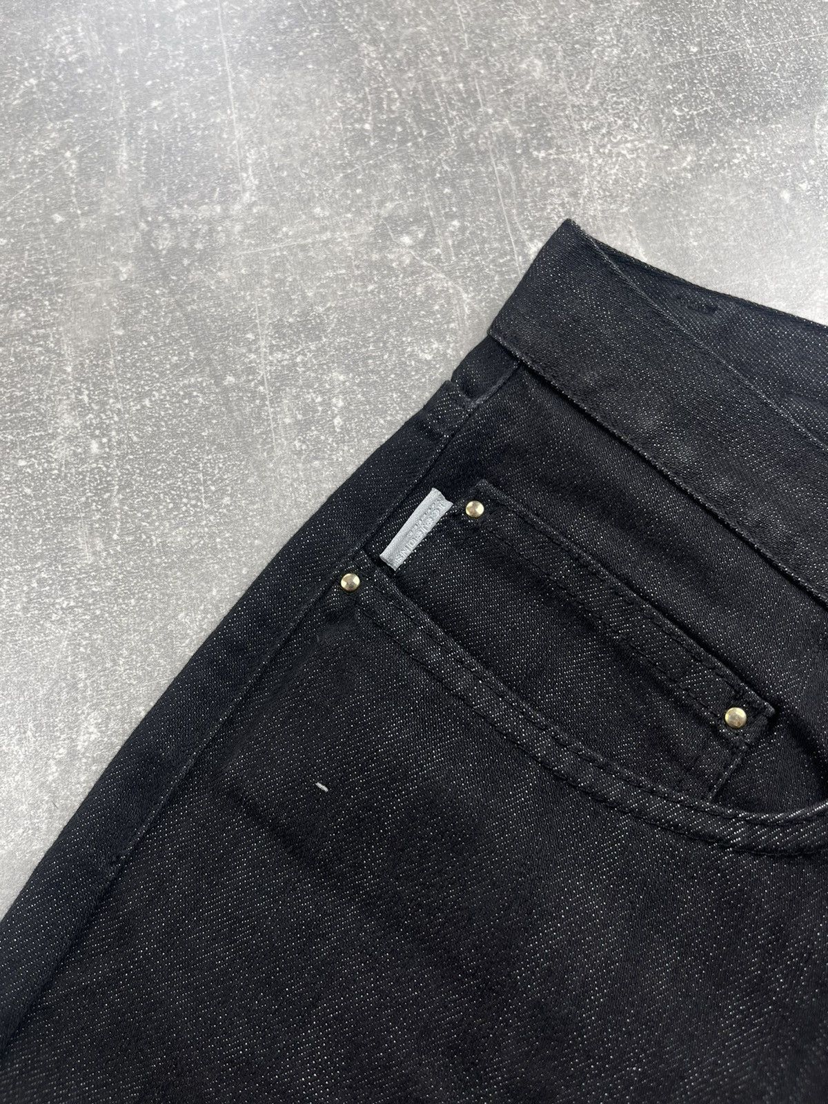 Iceberg Iceberg Jeans Black Denim Pants Embroidered Flare Y2K Size 30" / US 8 / IT 44 - 11 Thumbnail