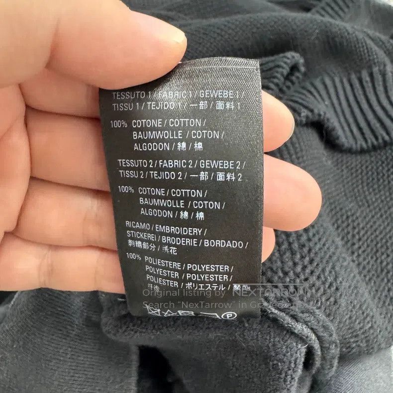 Balenciaga Balenciaga Embroidered Logo Stitched Fake Two-Piece Sweate Size US S / EU 44-46 / 1 - 5 Thumbnail
