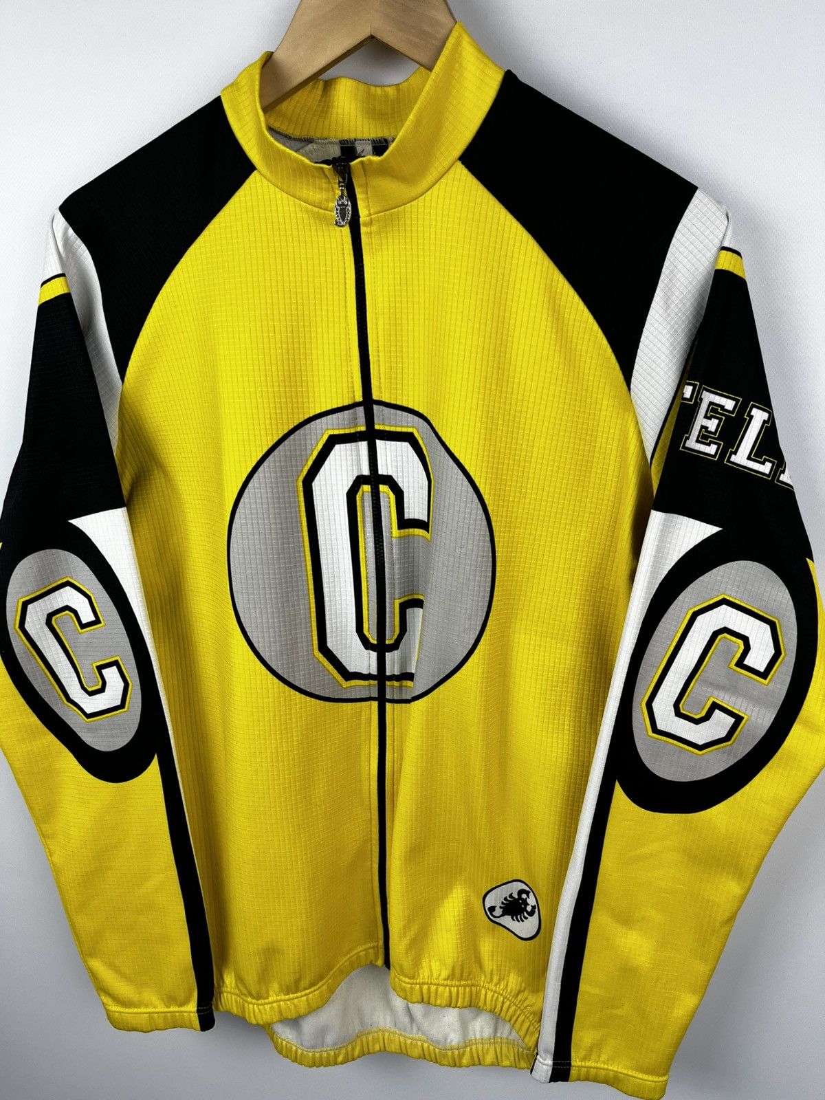 Vintage Castelli Cycling Jersey Mens L Yellow Size US L / EU 52-54 / 3 - 2 Thumbnail