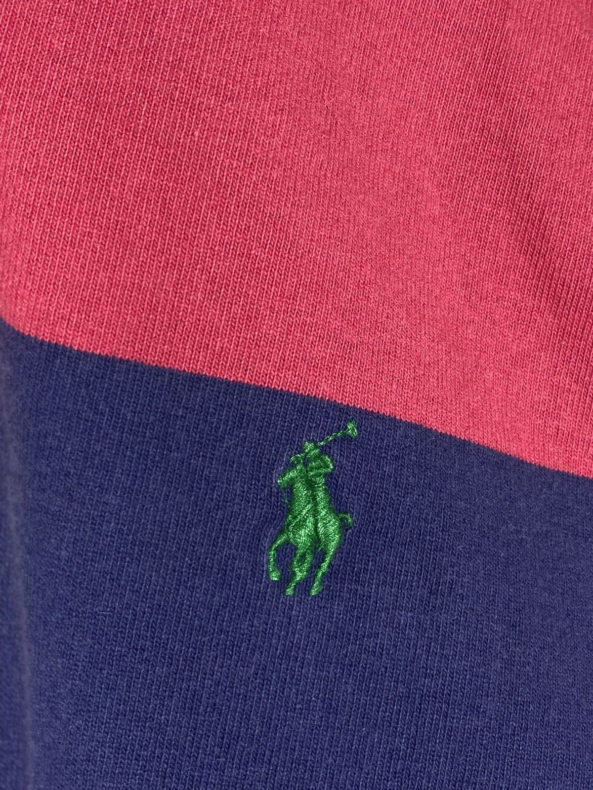 Polo Ralph Lauren 🔥 Y2K RALPH LAUREN RUGBY STRIPED POLO PREPPY SPORT VINTAGE Size US L / EU 52-54 / 3 - 8 Thumbnail
