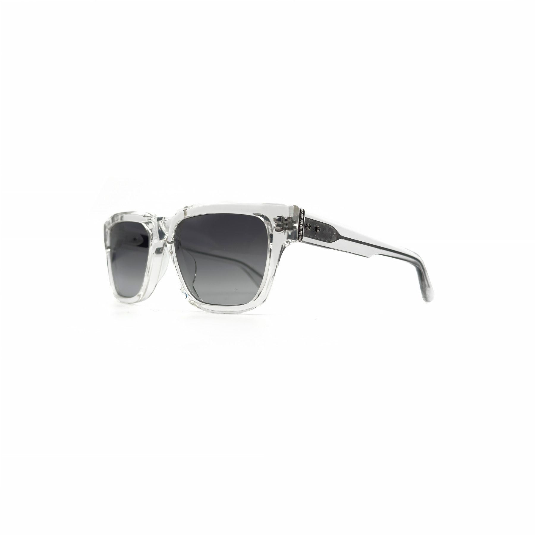 Chrome Hearts Chrome Hearts MIDIXATHRILL I CRYS Silver Sunglasses Size ONE SIZE - 1 Thumbnail