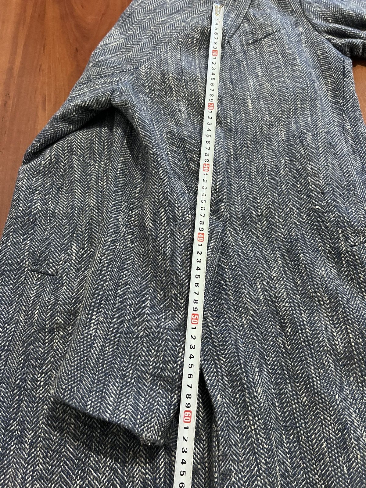 Suitsupply SUITSUPPLY Heavy Coat Vicenza Herringbone Men’s Blue Size 44 Size US S / EU 44-46 / 1 - 13 Thumbnail