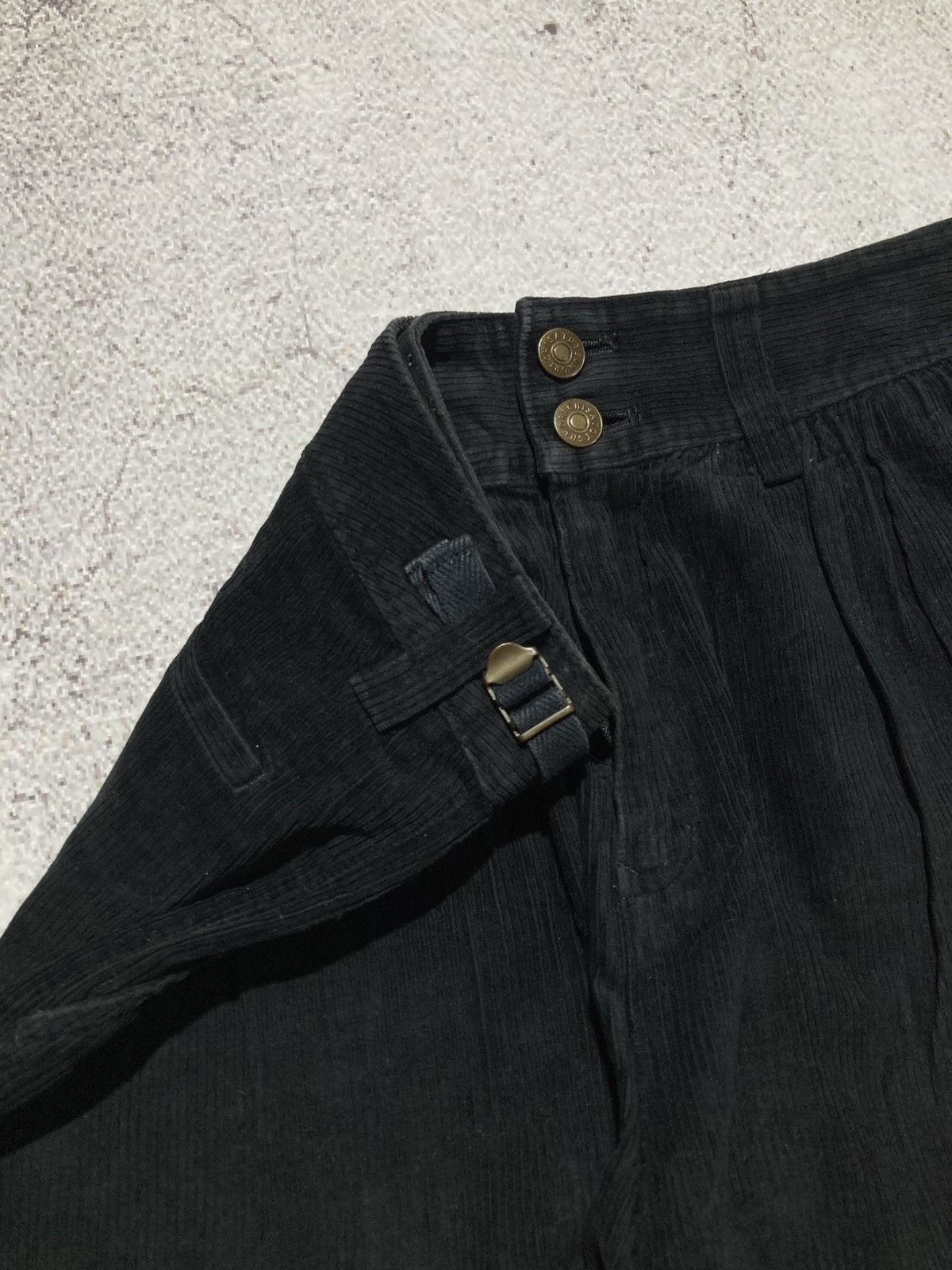 Issey Miyake 2000s Tsumori Chisato by Issey Miyake Corduroy Pants Black Size US 29 - 9 Thumbnail