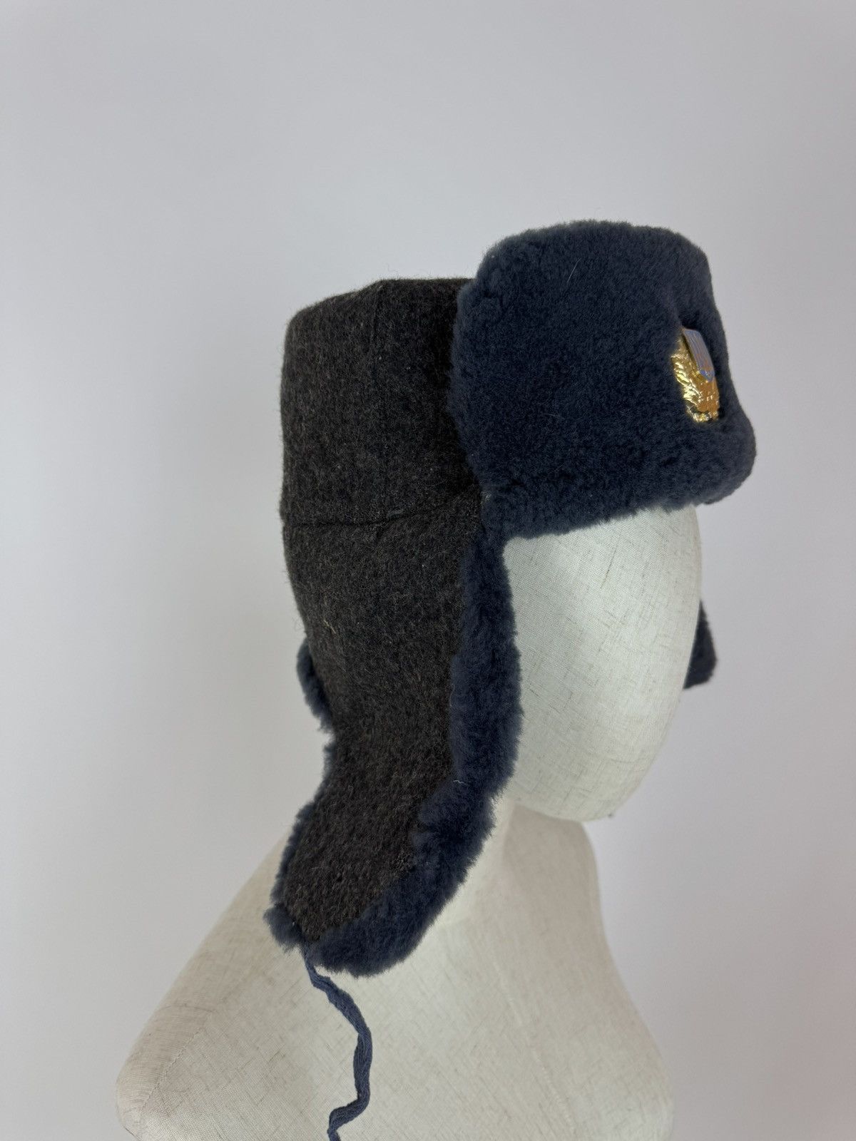 Tyler The Creator × Vintage Ukraine Vintage Army Ushanka Winter Hat size 50 Size ONE SIZE - 8 Thumbnail
