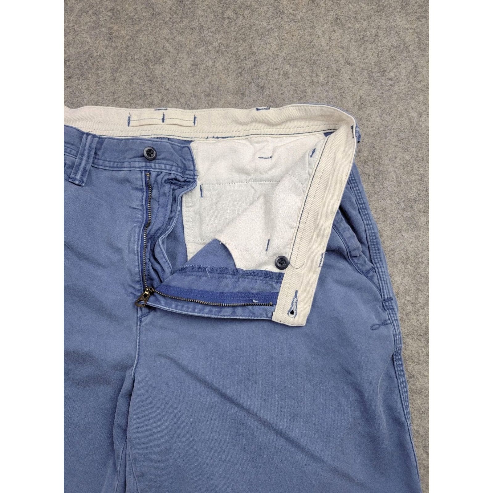 Polo Ralph Lauren Polo Ralph Lauren Shorts Mens 33 Blue Relaxed Fit Chino Cotton Flat Front Pony Size US XS / EU 42 / 0 - 3 Thumbnail