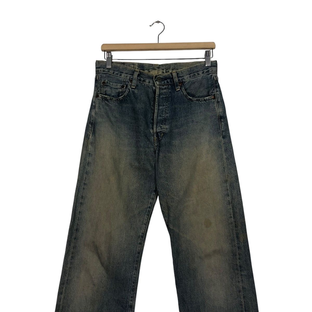 Levi's 🔥VINTAGE REPRODUCTION LEVI’S BIG E REDLINE JEANS LOT 503B Size US 28 / EU 44 - 6 Thumbnail
