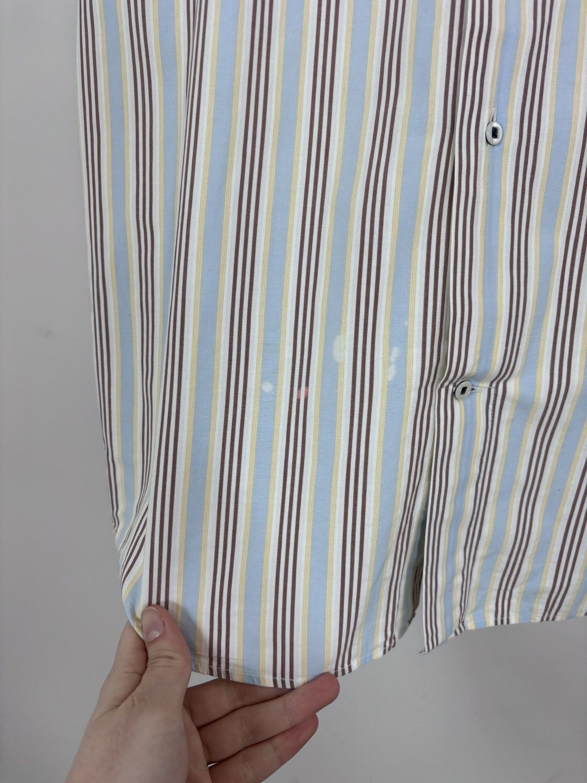Just Cavalli Just Cavalli Race Vintage Men’s Striped Short Sleeve Shirt Size US L / EU 52-54 / 3 - 6 Thumbnail