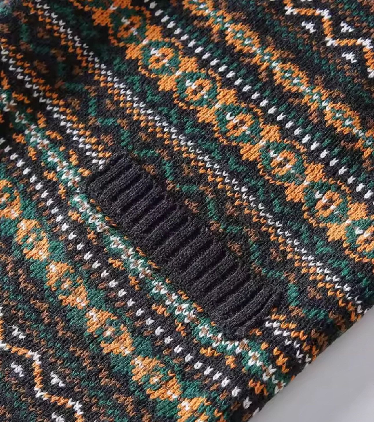 Vintage Retro Vintage Style Knitted Japanese Cardigan Sweater Size US XL / EU 56 / 4 - 6 Thumbnail
