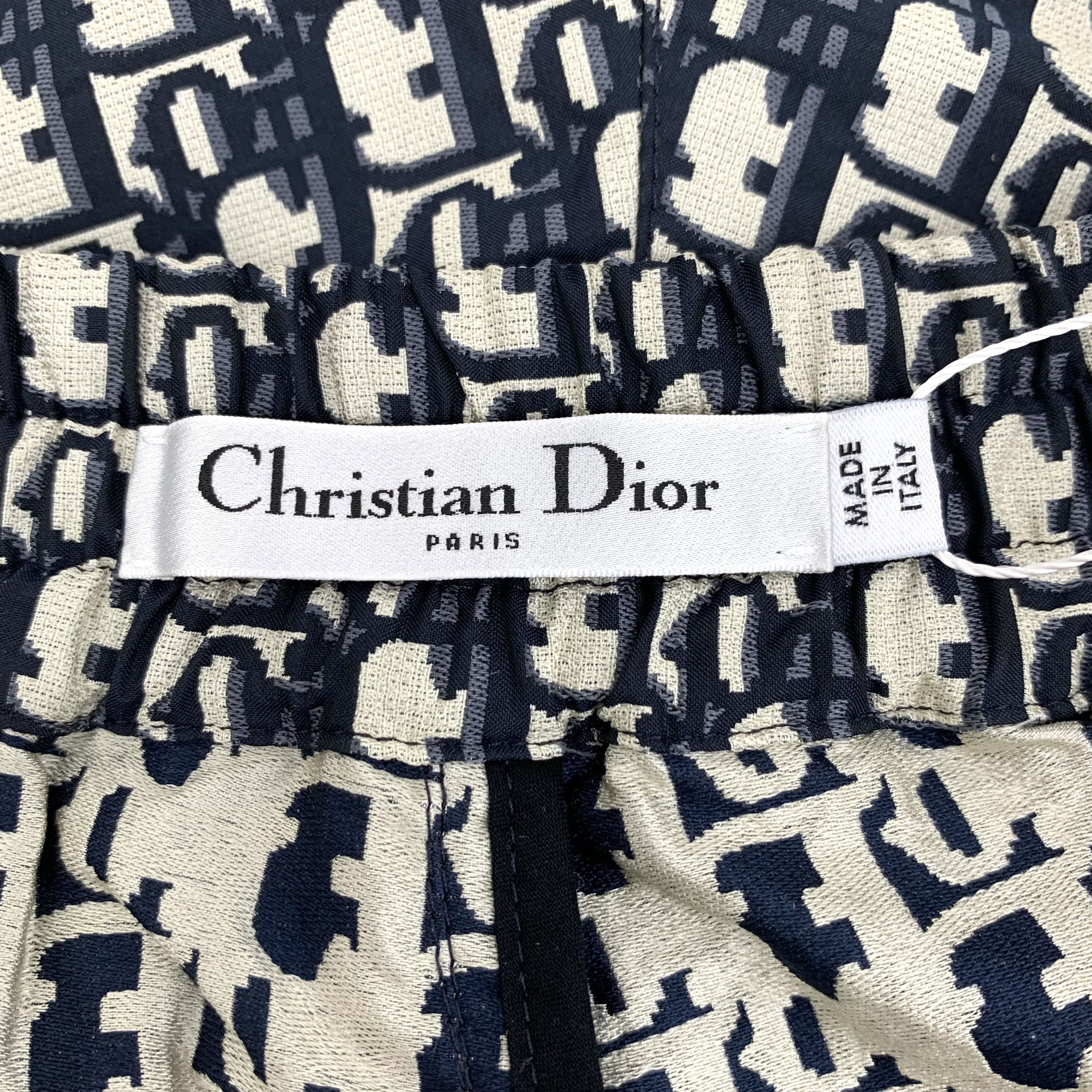 Dior Dior Shorts Logo Jacquard Cotton Multi (Size S) Size 26" / US 2 / IT 38 - 2 Thumbnail