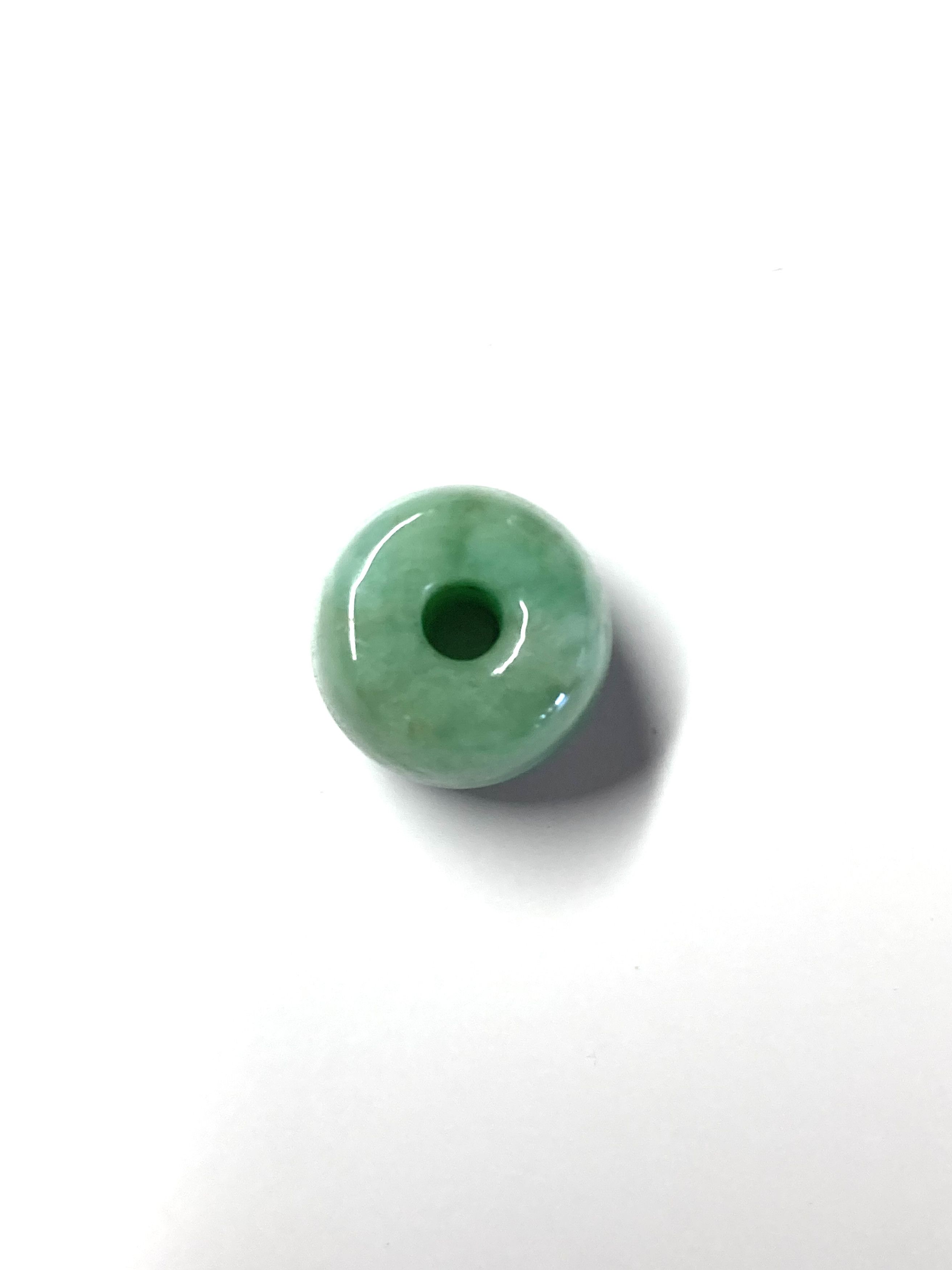 Other 60011 Certified Jadeite jade Green 12mm Bead pendant Size ONE SIZE - 4 Thumbnail