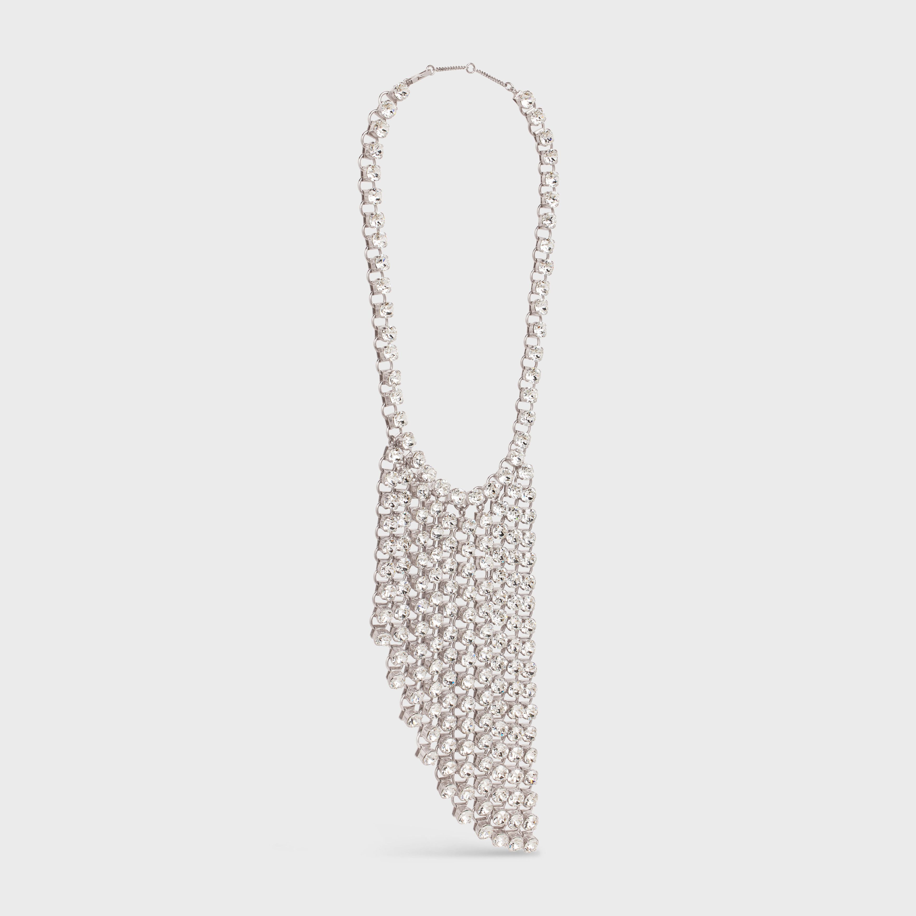 Celine o1bcso1str1124 Size: OS / Brass Rhodium Necklace in Silver Size ONE SIZE - 3 Thumbnail