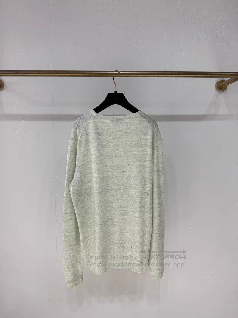 Loro Piana Loro Piana Silk and Linen Ribbed Crew-neck Wool Blend Knit Size US M / EU 48-50 / 2 - 2 Thumbnail