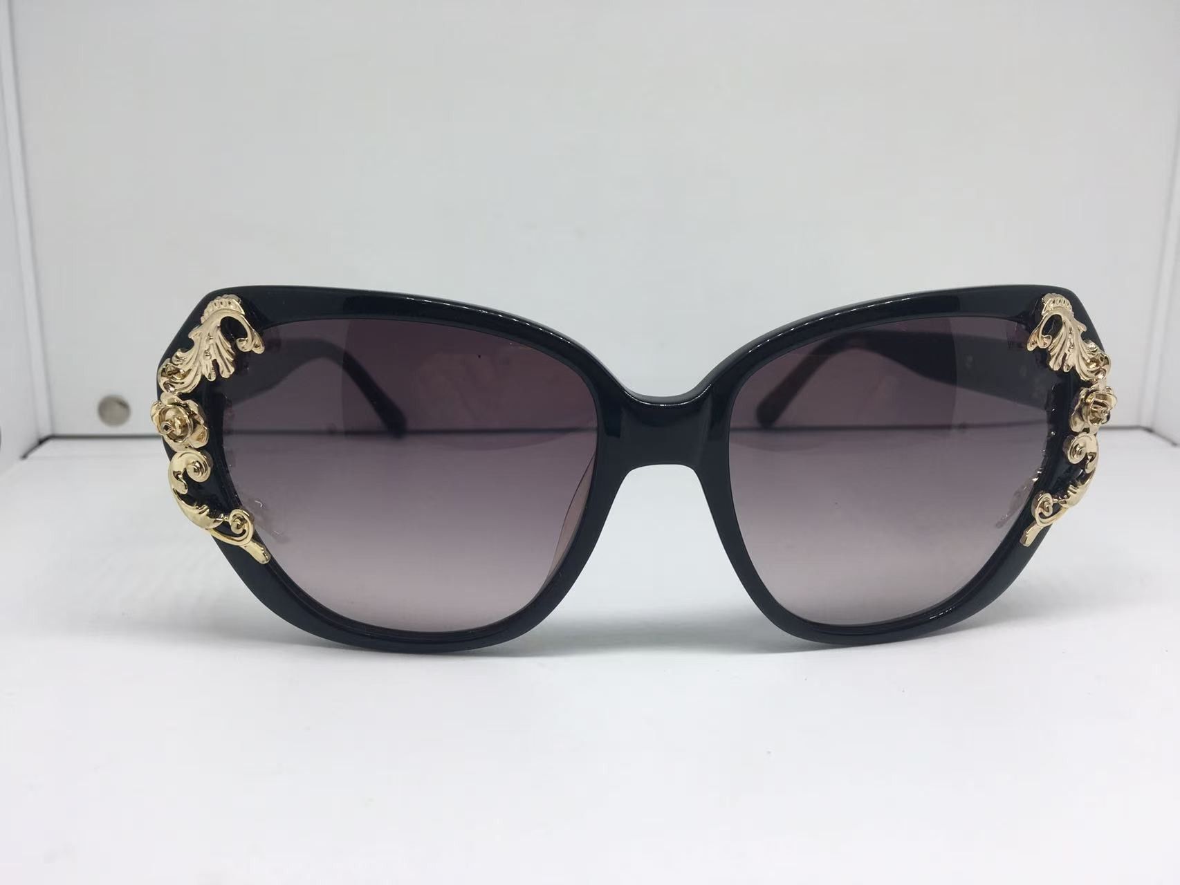 Other Handmade Black Acetate Oversize Sunglasses Frame Size ONE SIZE - 2 Thumbnail