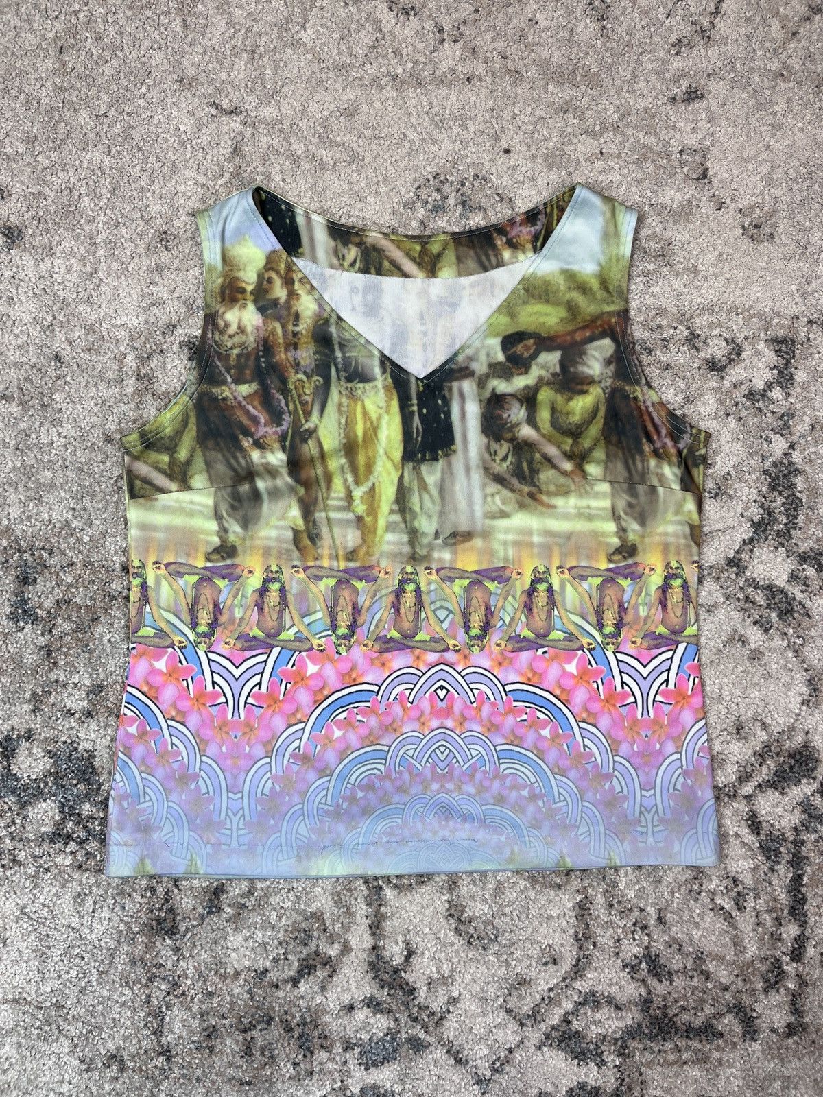 Vintage LSD TANK TOP - LOT № 756 Size M / US 6-8 / IT 42-44 - 2 Thumbnail