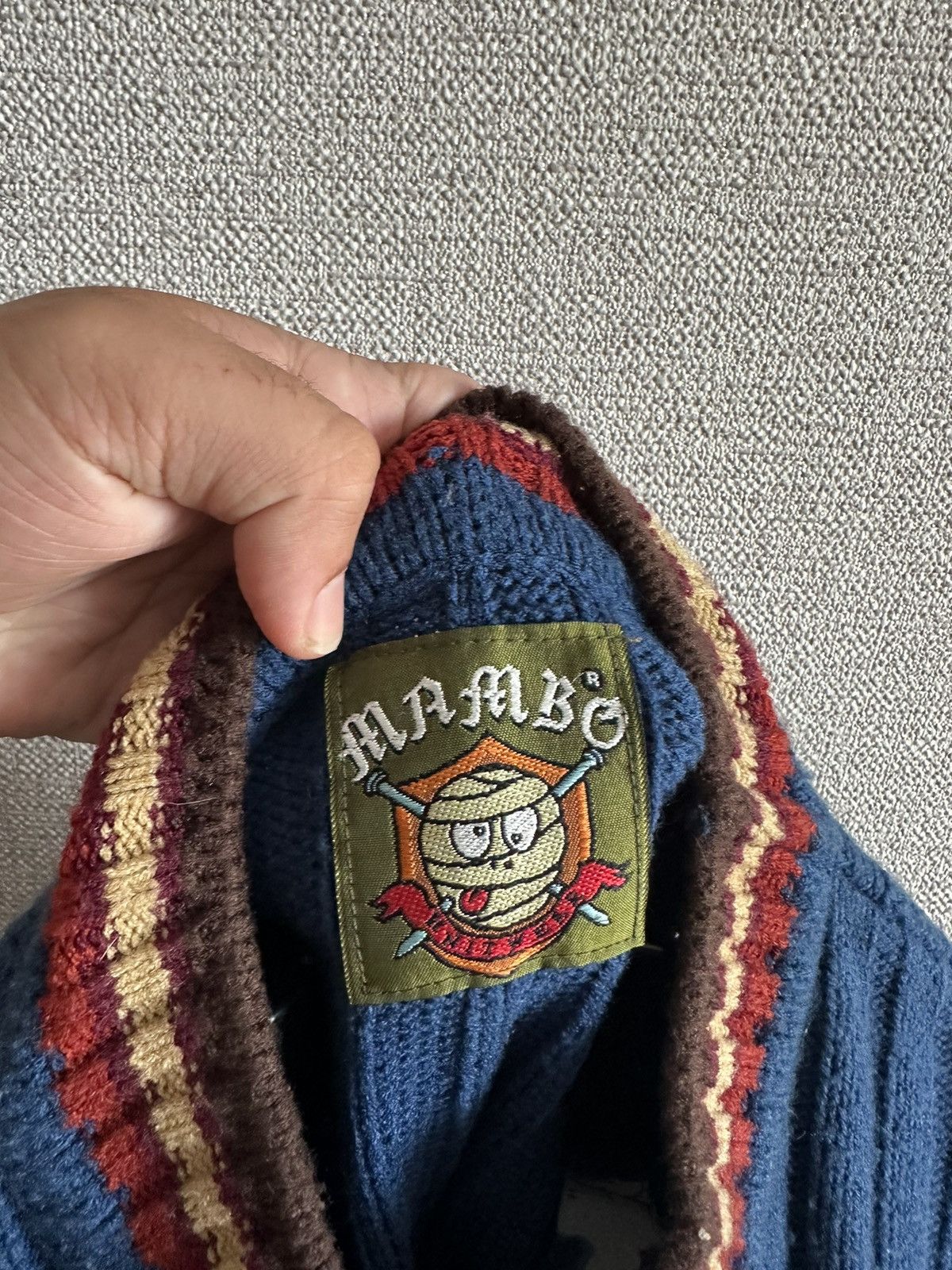 Mambo × Vintage Vintage Mambo Knit Crew Neck Sweater Size US L / EU 52-54 / 3 - 9 Thumbnail
