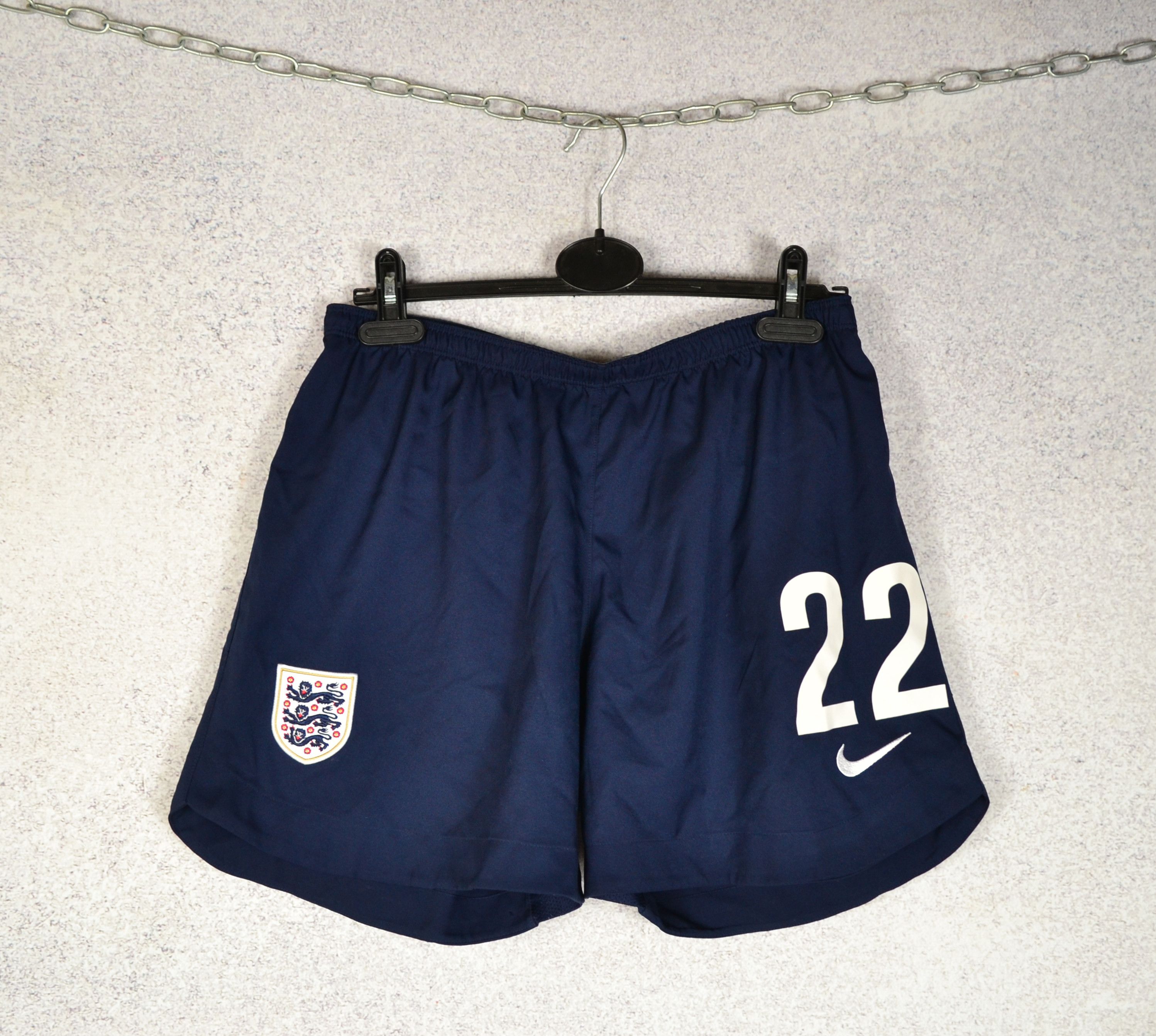 Nike England Nike Player Issue Home Shorts With #22 Sz Medium Size US 30 / EU 46 - 1 Thumbnail