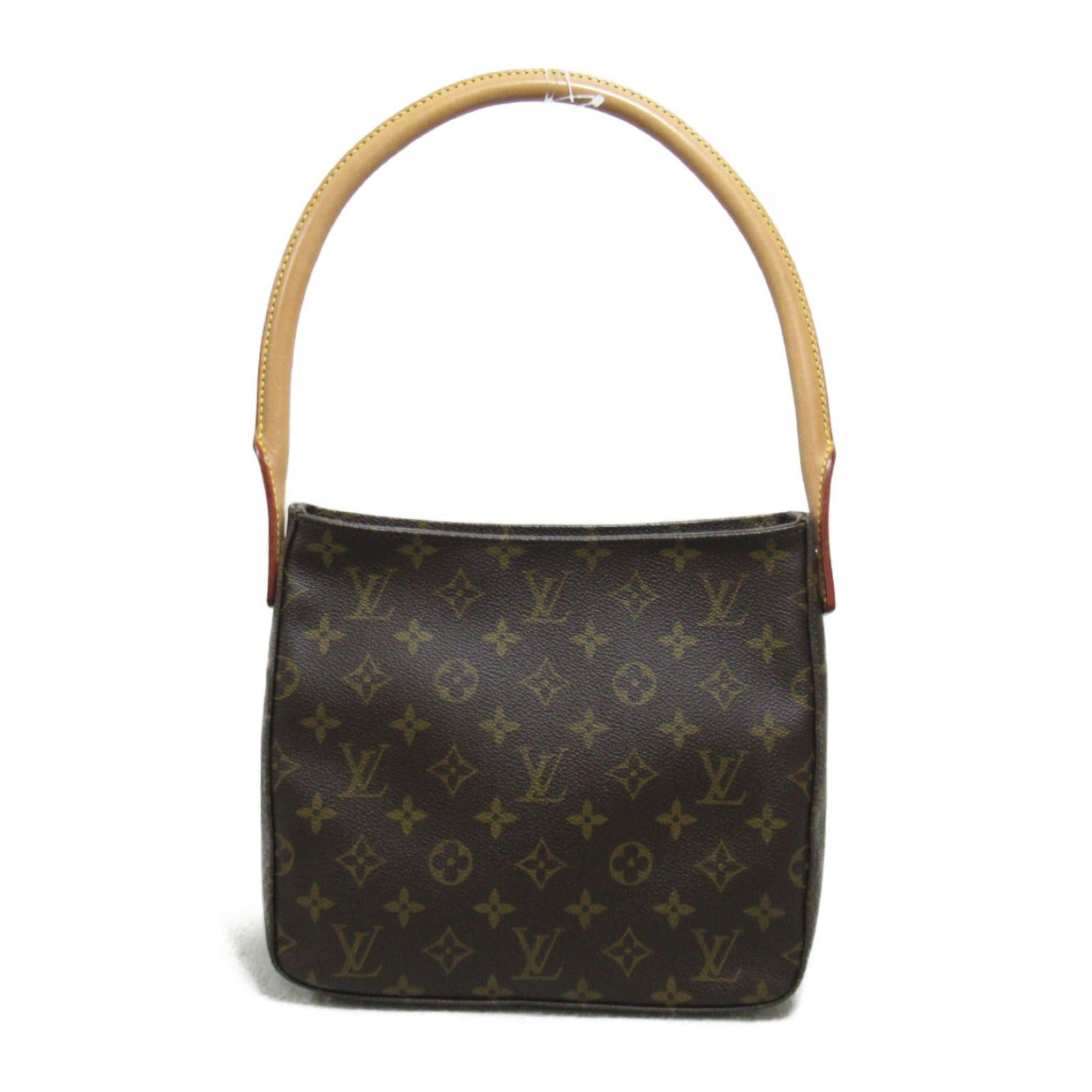 Louis Vuitton Louis Vuitton Looping Mm Shoulder Bag Coated Canvas Monogram Brown Size ONE SIZE - 1 Thumbnail