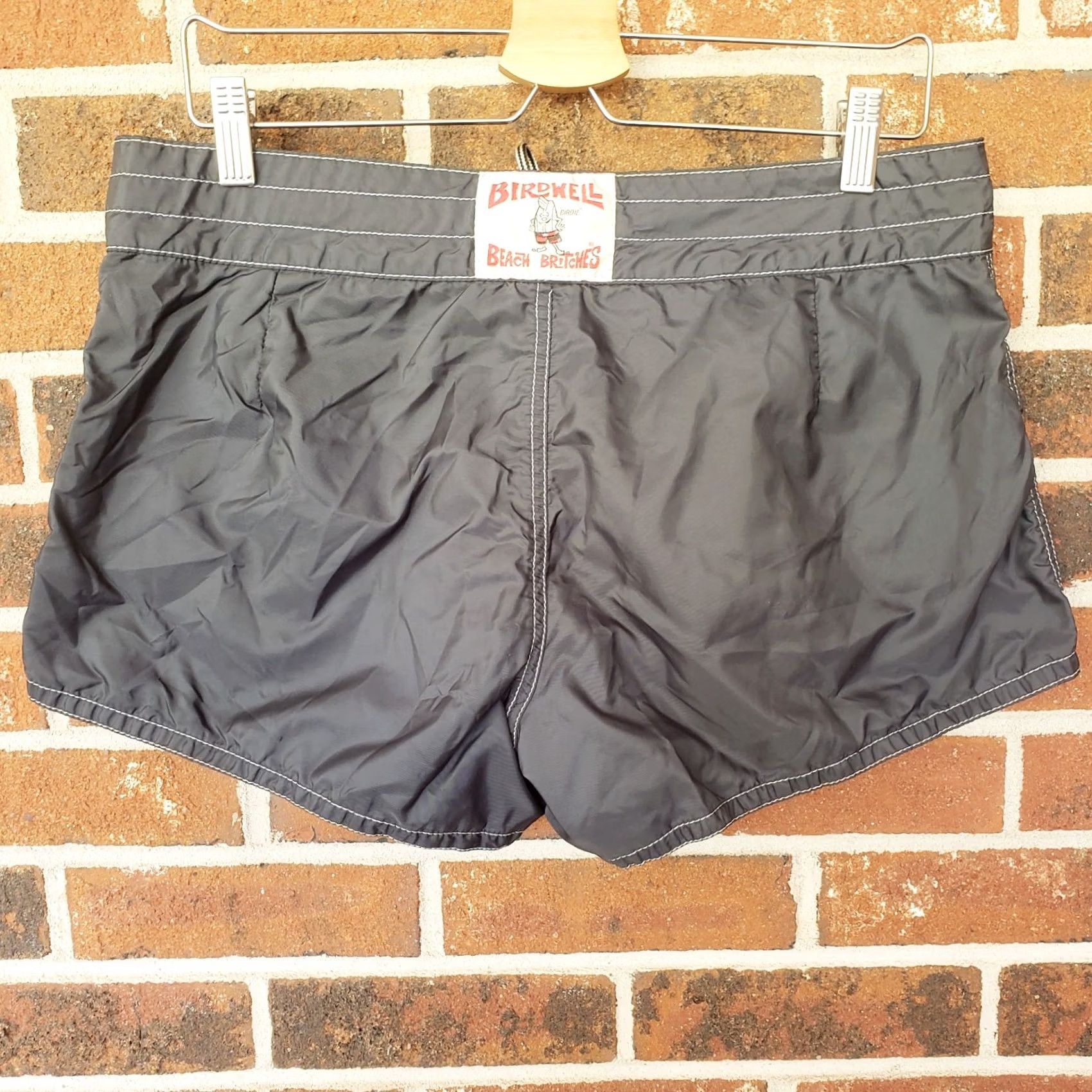 Vintage Birdwell Beach Britches Shorts Womens 12 Navy Blue Swim Boardshort Lace Surf USA Size 34" / US 12 / IT 48 - 6 Thumbnail