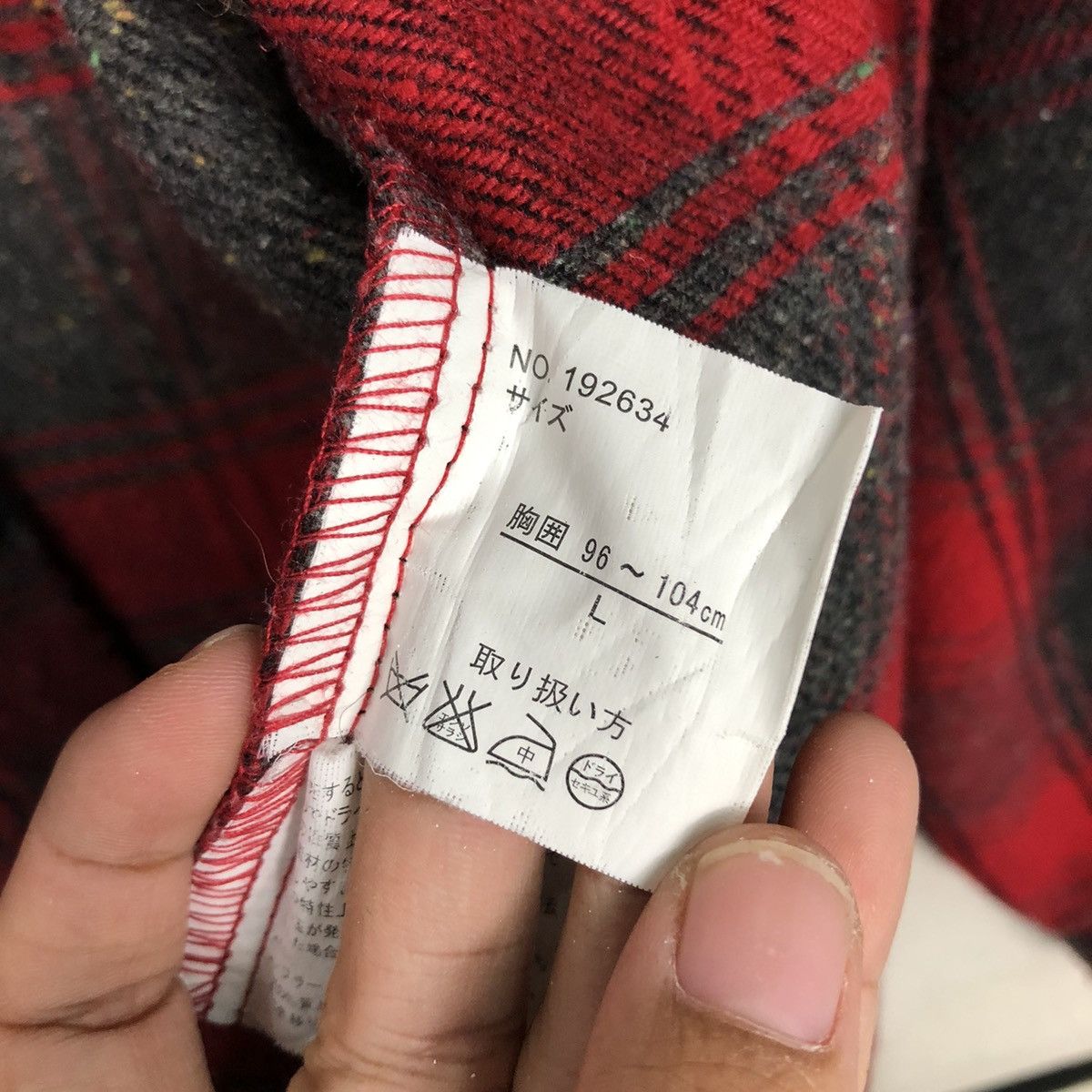 Flannel × Japanese Brand × Vintage 📌Vintage Wool Shirt Jacket Tartan Gembony Issey Miyake Size US L / EU 52-54 / 3 - 20 Thumbnail