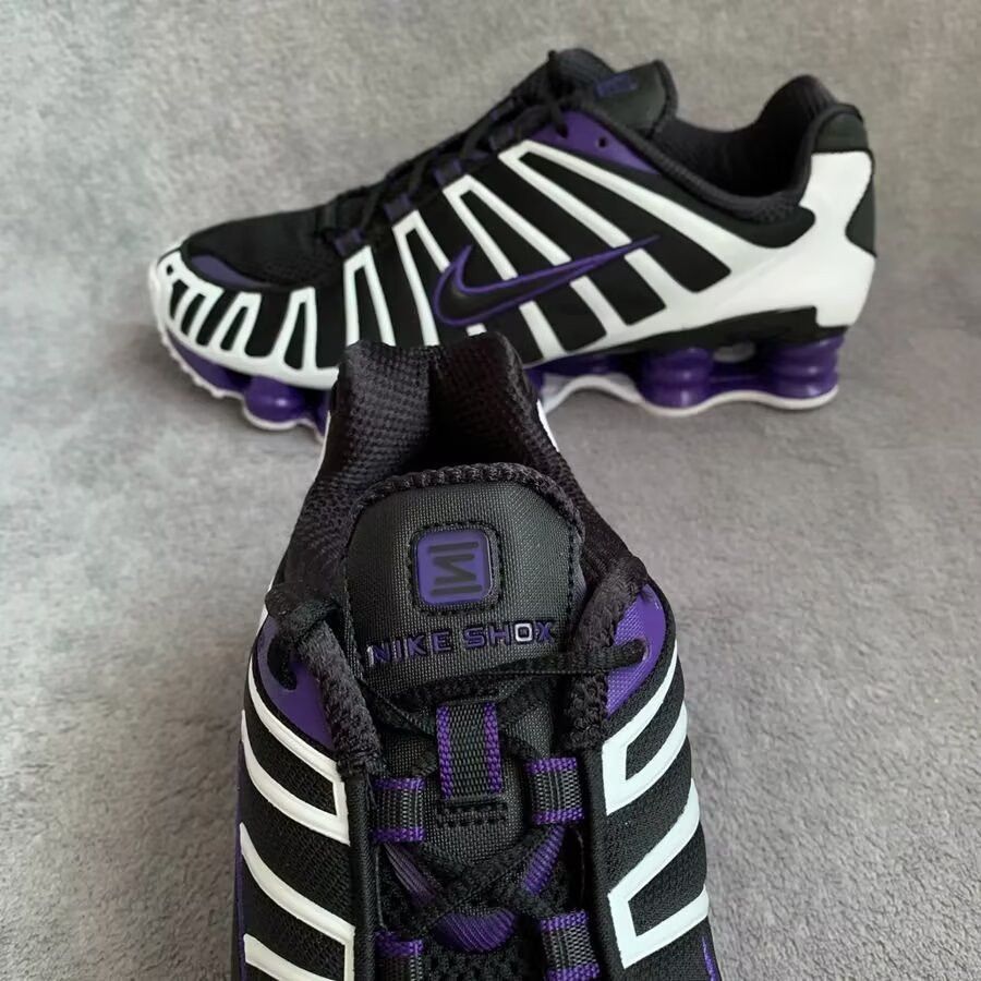 Nike Nike Shox TL court purple white Size US 11.5 / EU 44-45 - 6 Thumbnail