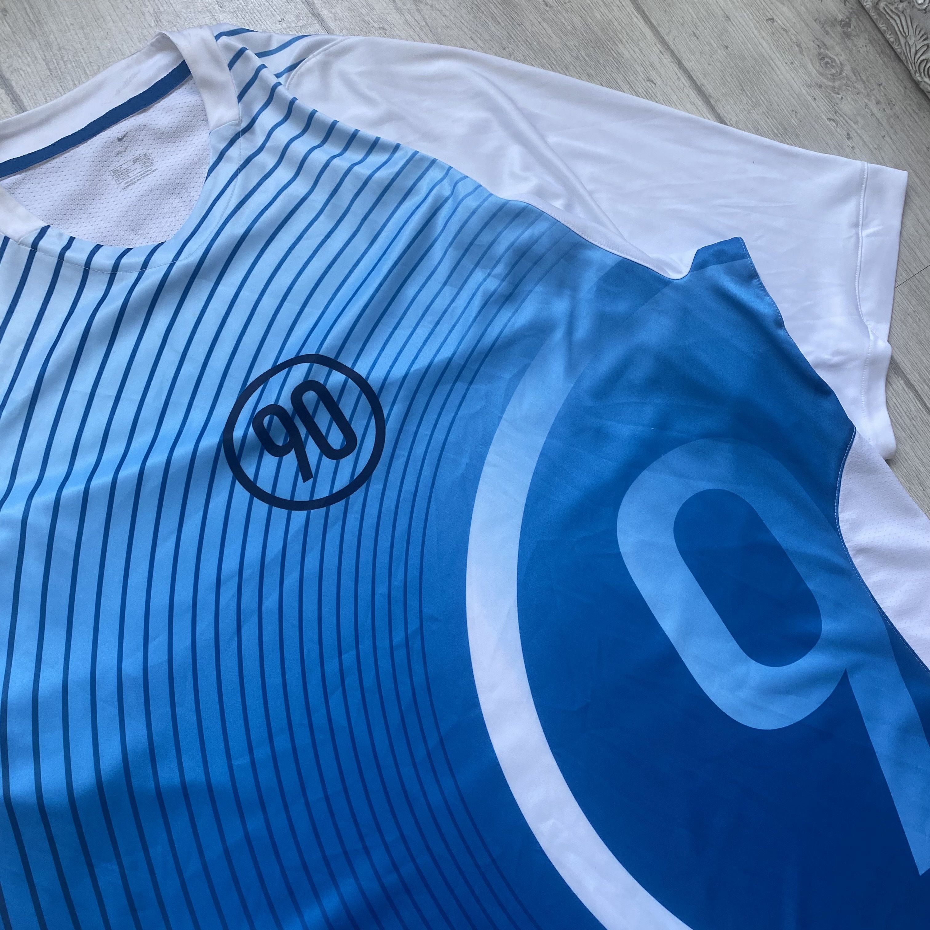 Nike 🦏Vintage 00s Nike T90 Tee center logo jersey Swoosh ACG Size US XL / EU 56 / 4 - 6 Thumbnail