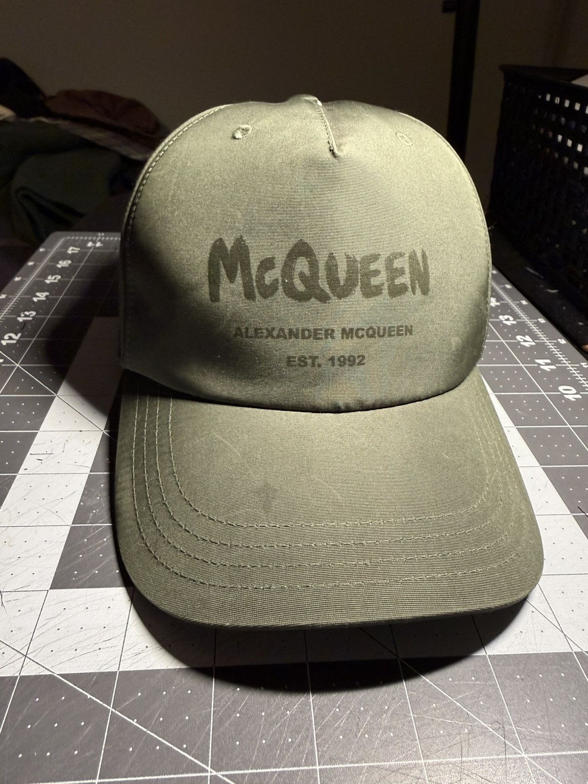 Alexander McQueen Alexander McQueen Graffiti Baseball Cap Size ONE SIZE - 1 Thumbnail