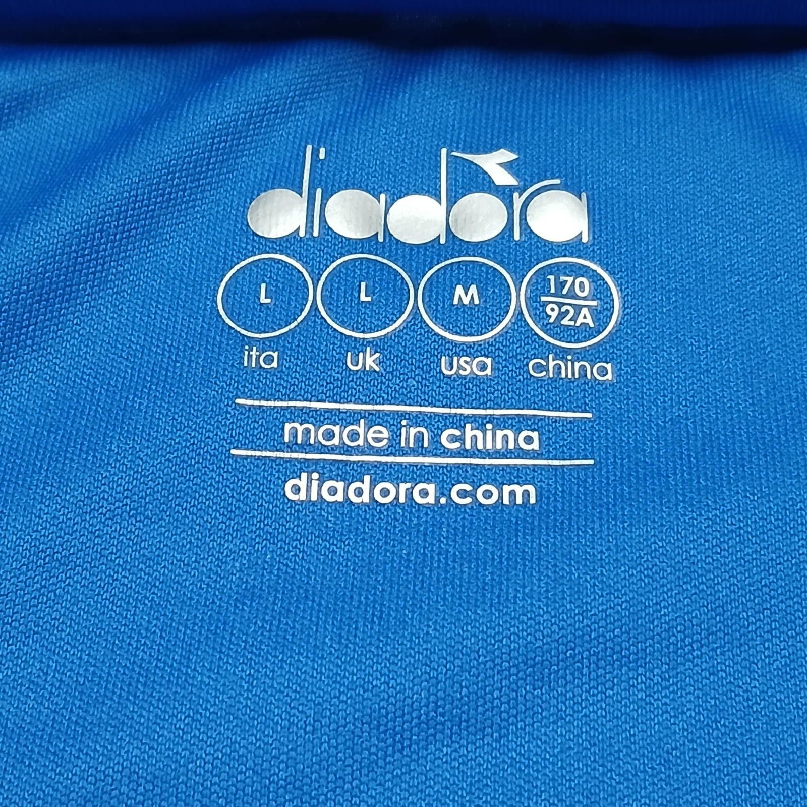 Diadora Diadora NJ Marathon Performance Tee M Blue Size ONE SIZE - 4 Thumbnail